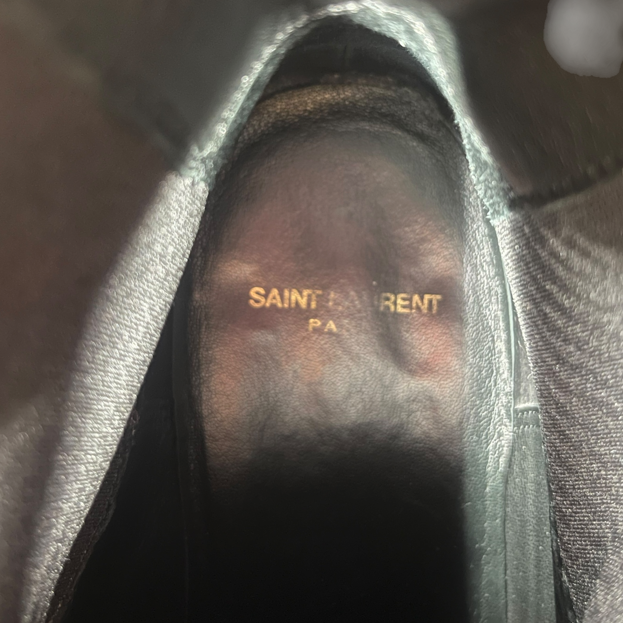 YVES SAINT LAURENT/Chelsea Boots/EU 42.5/Suede/BLK/WYATT CHELSEA BOOTS view 4