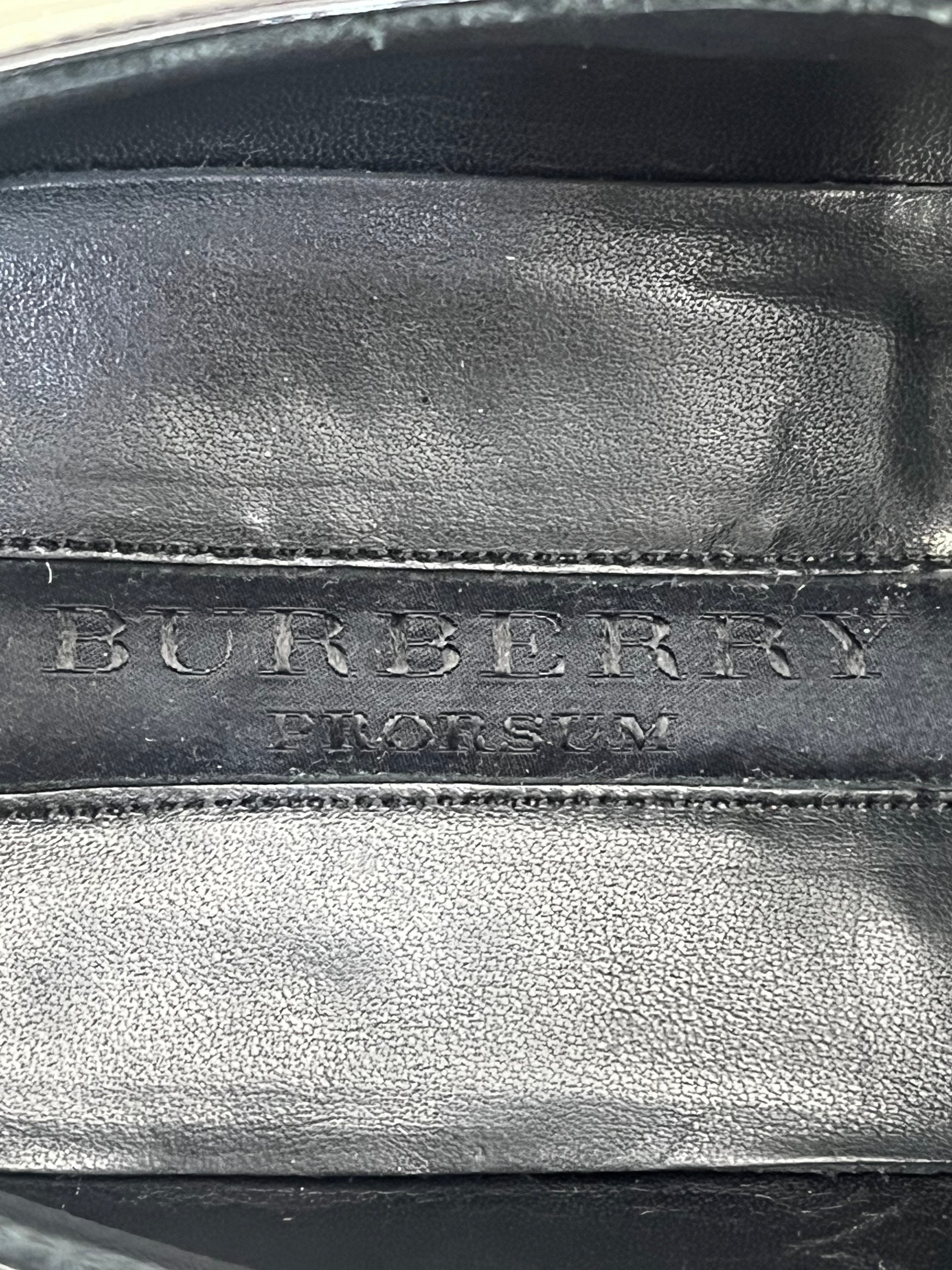 BURBERRY/Dress Shoes/EU 43/BLK/PATENT LEATHER DERBY SHOES view 8