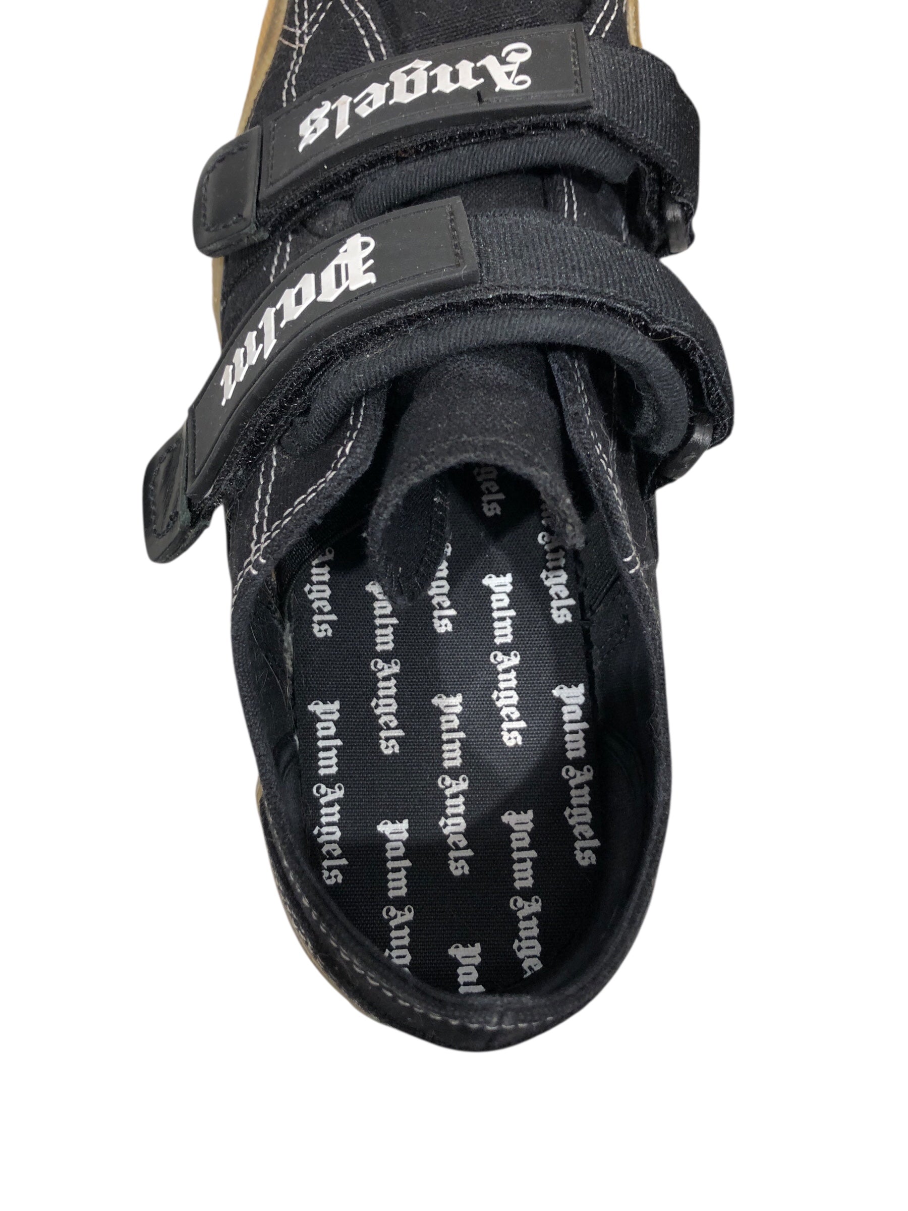 Palm Angels/Low-Sneakers/EU 43/Cotton/BLK/Velcro blk sneakers view 3