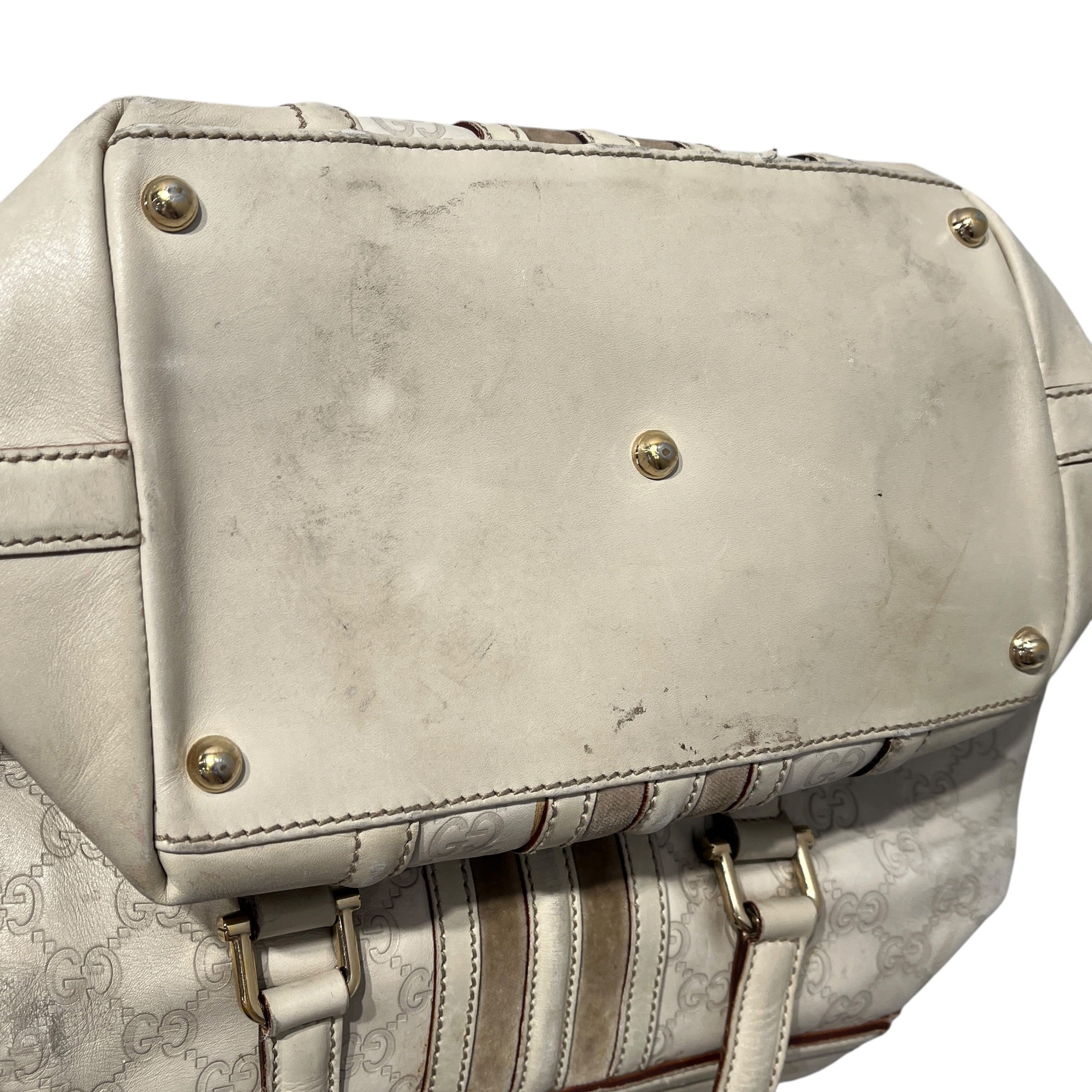 GUCCI/Hand Bag/Leather/CRM/TREASURE BOSTON BAG view 3