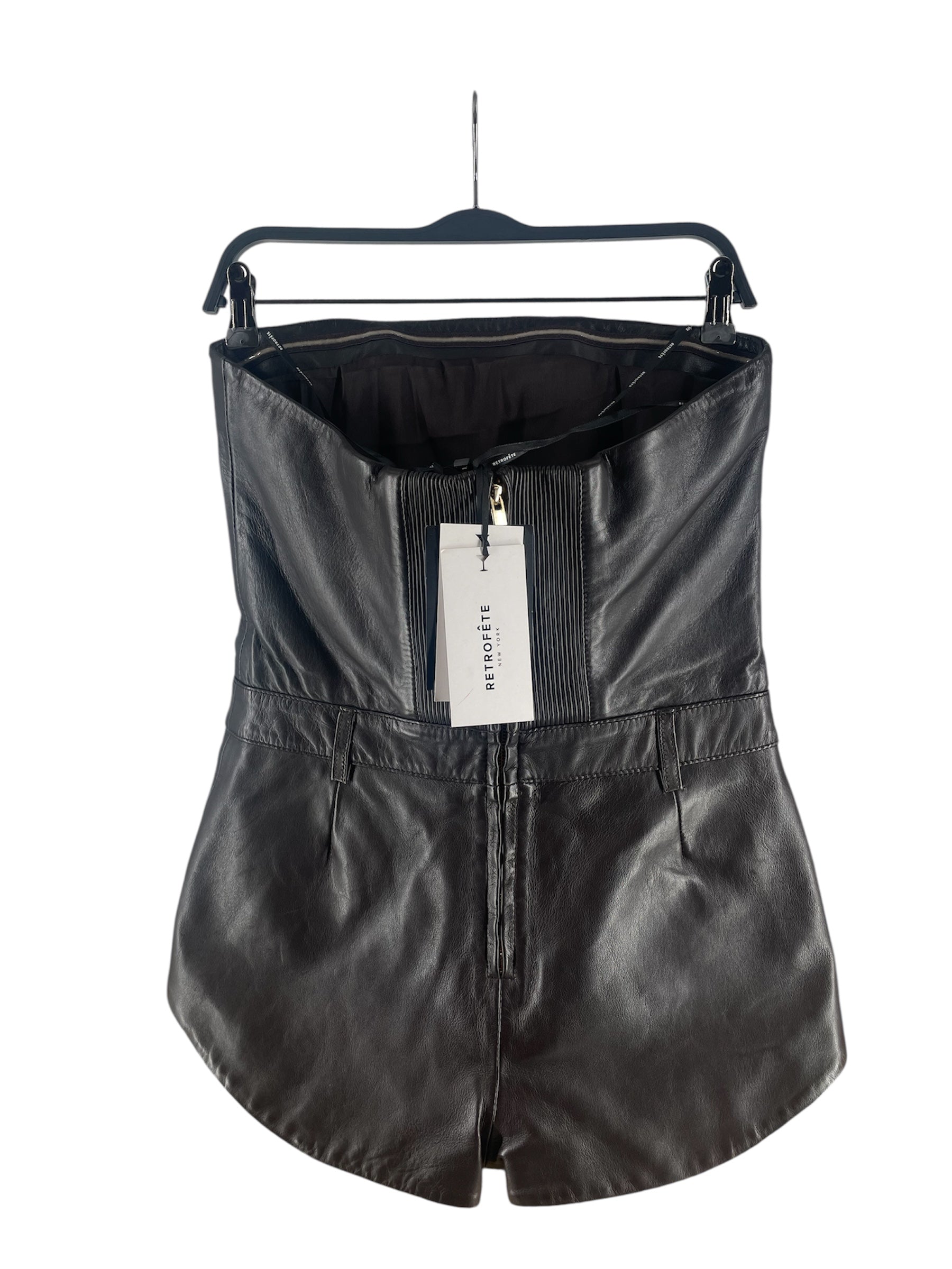 RETROFETE/Dress/M/Leather/BRW/Tube/TUBE TOP ROMPER - RN# 160715 view 2