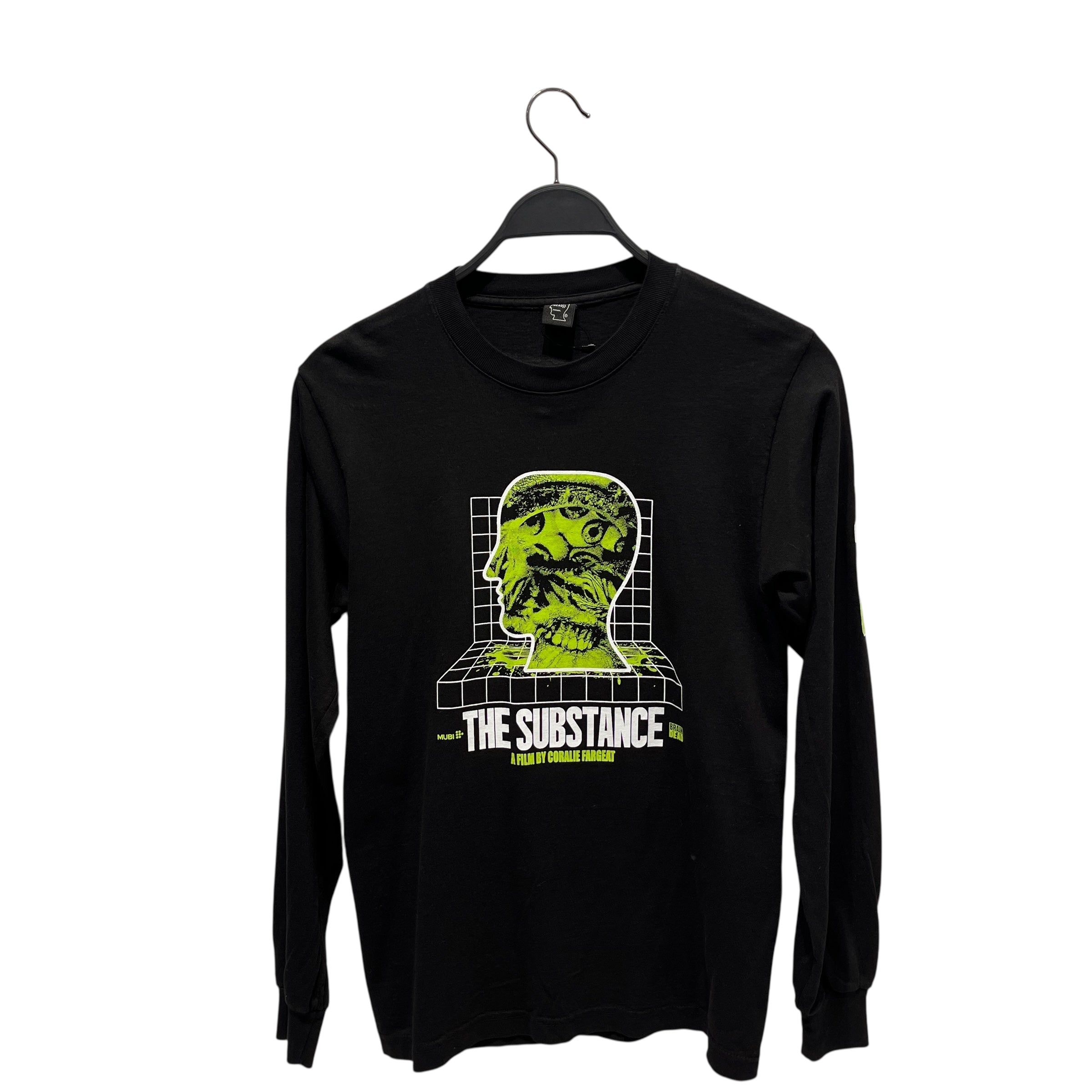 Brain Dead/LS T-Shirt/XS/Cotton/BLK/BRAINDEAD X SUBSTANCE view 1