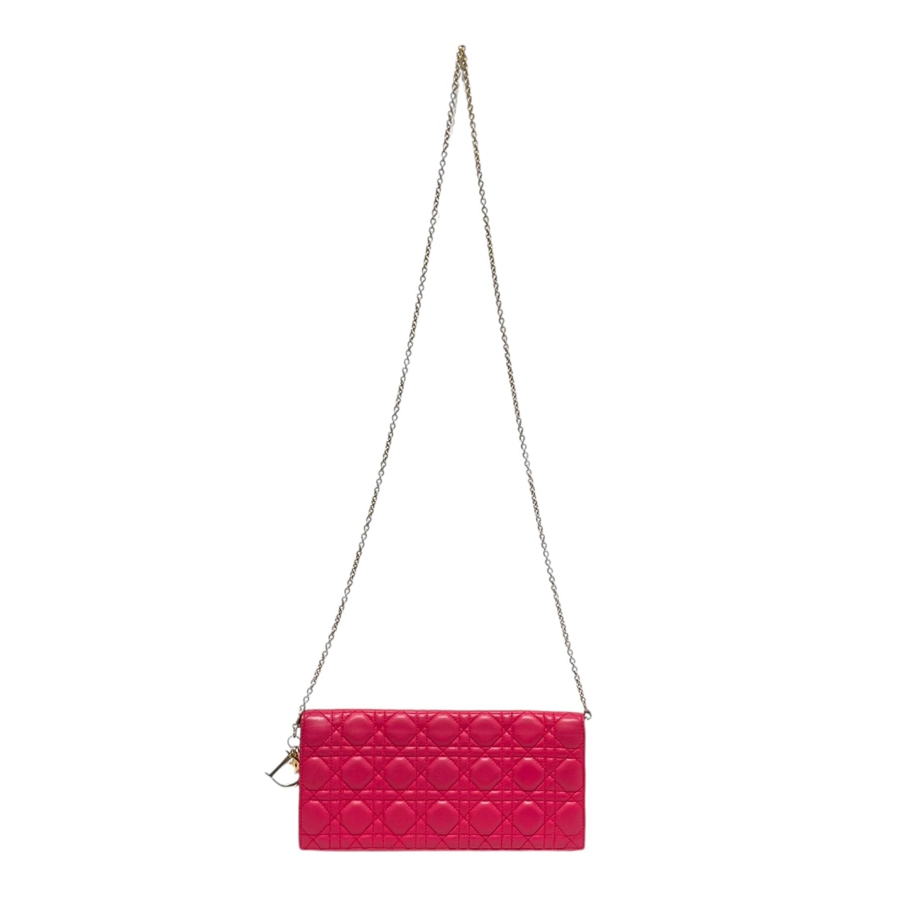 Christian Dior/Clutch Bag/PNK/cannage view 1