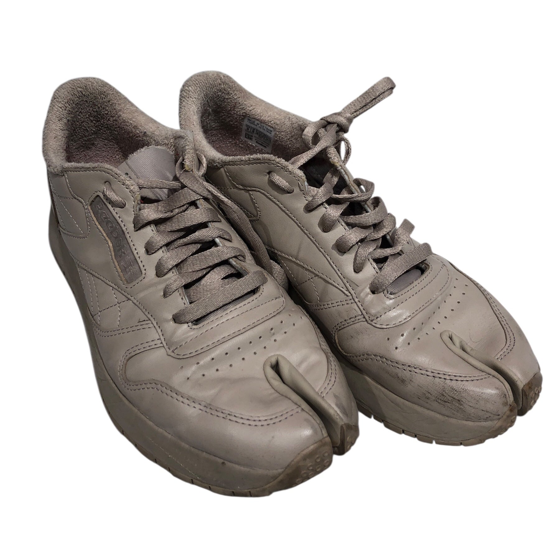 Maison Margiela/Reebok/Low-Sneakers/US 9/Leather/CRM/Tabi Sneakers view 1