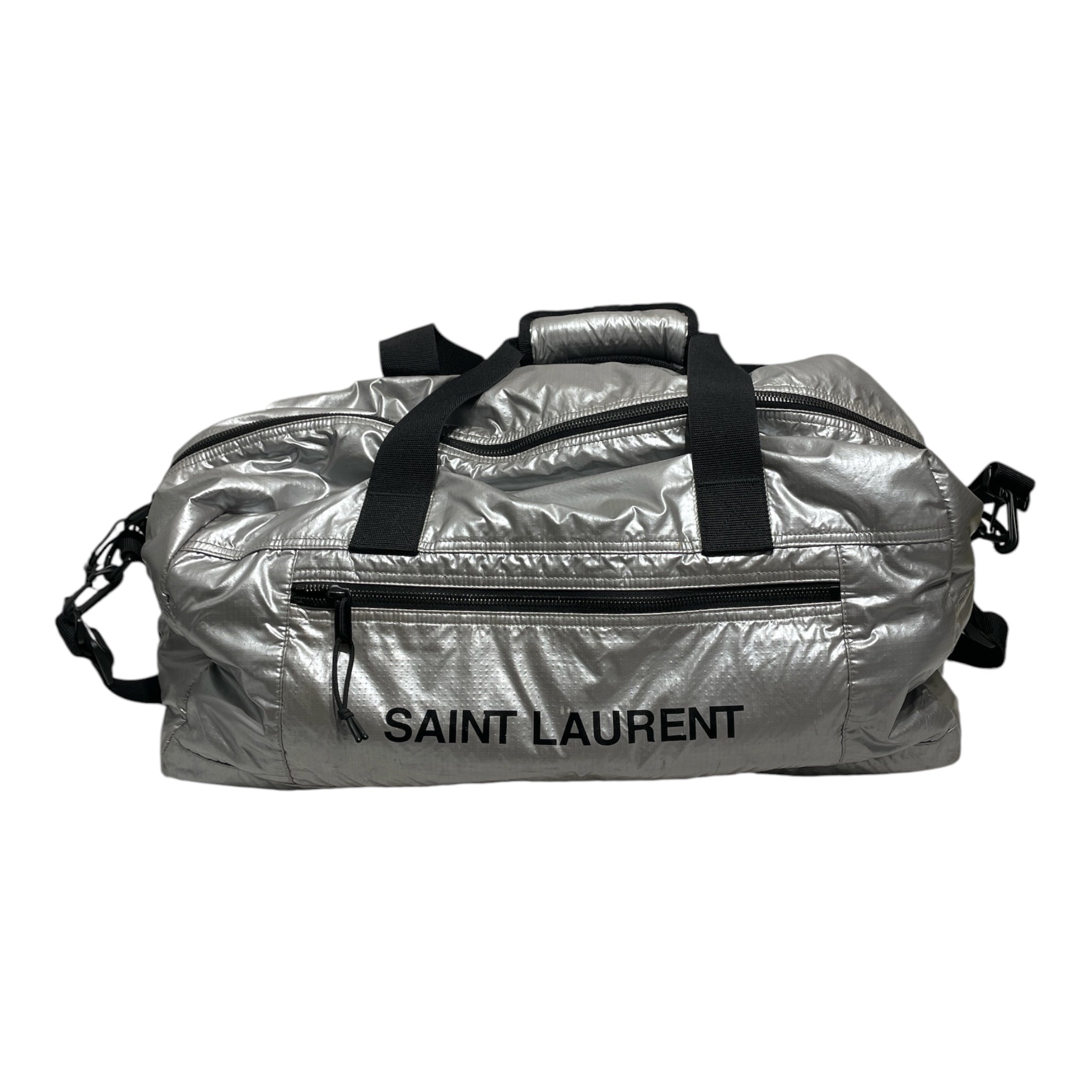 SAINT LAURENT/Cross Body Bag/Nylon/SLV/travel cross body view 1