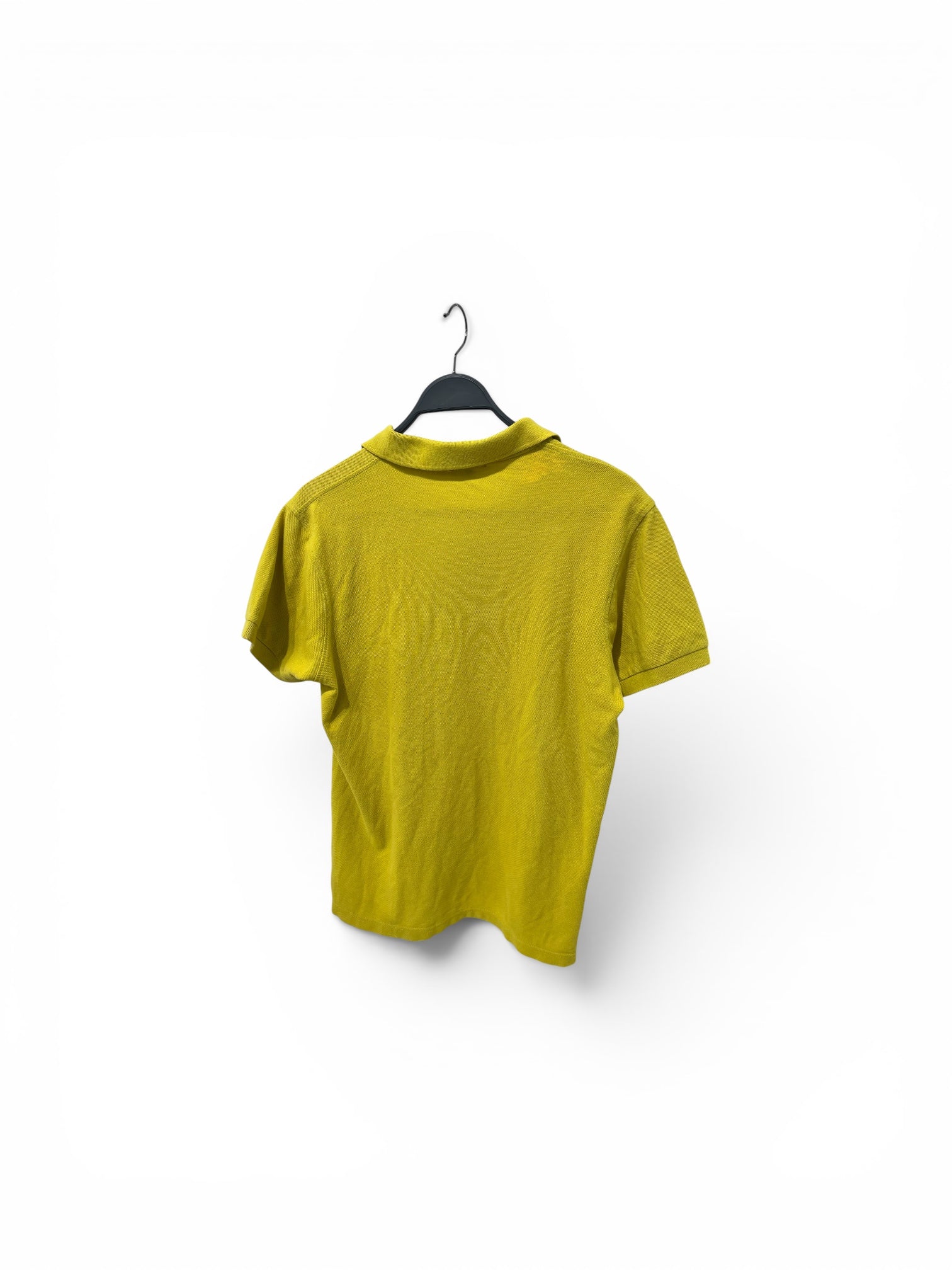 BURBERRY LONDON/Polo Shirt/M/Cotton/YEL/2 BUTTONS/YLLWISH GRN view 2