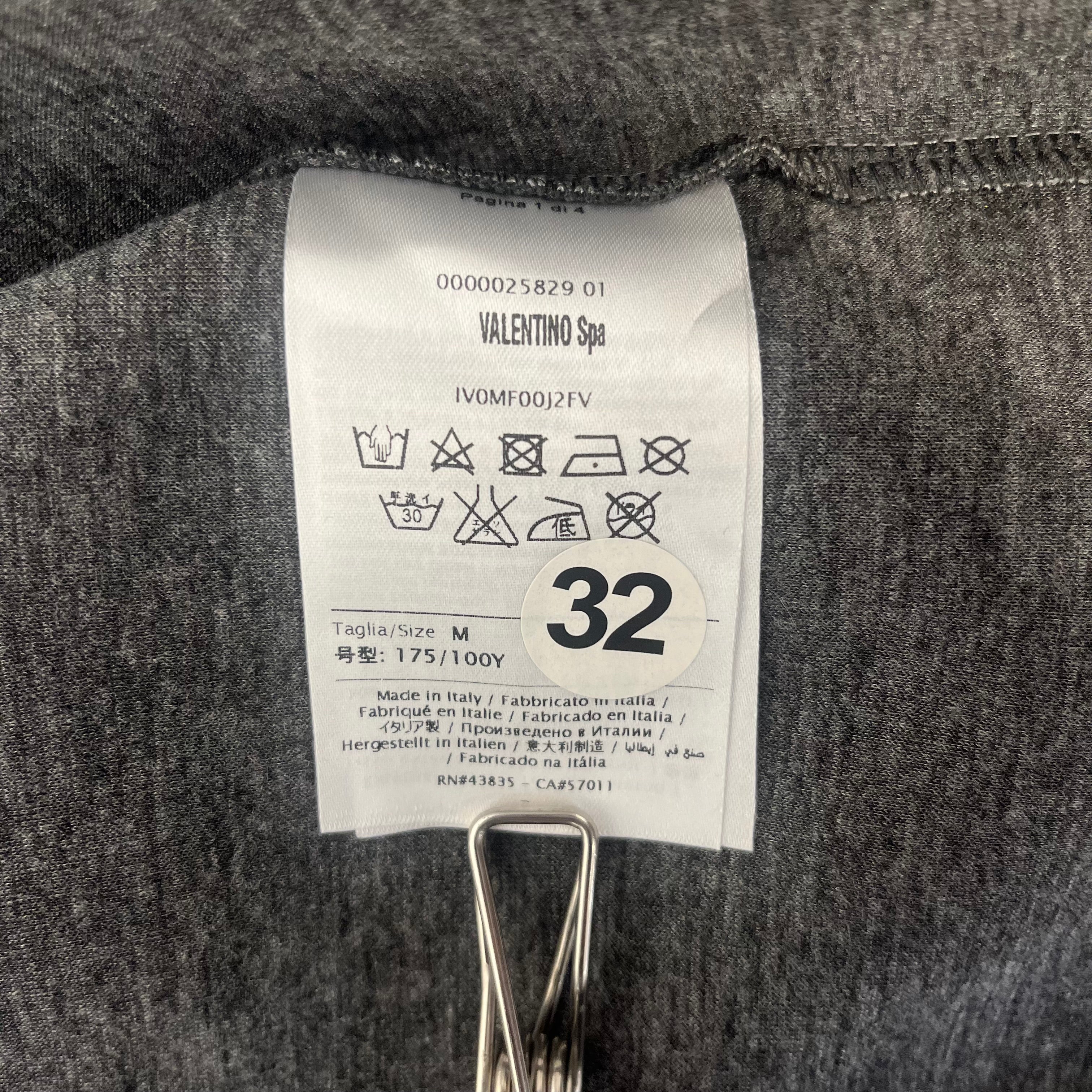 VALENTINO/Sweatshirt/M/Cotton/GRY/SNGLE STUD SWEATSHIRT view 6