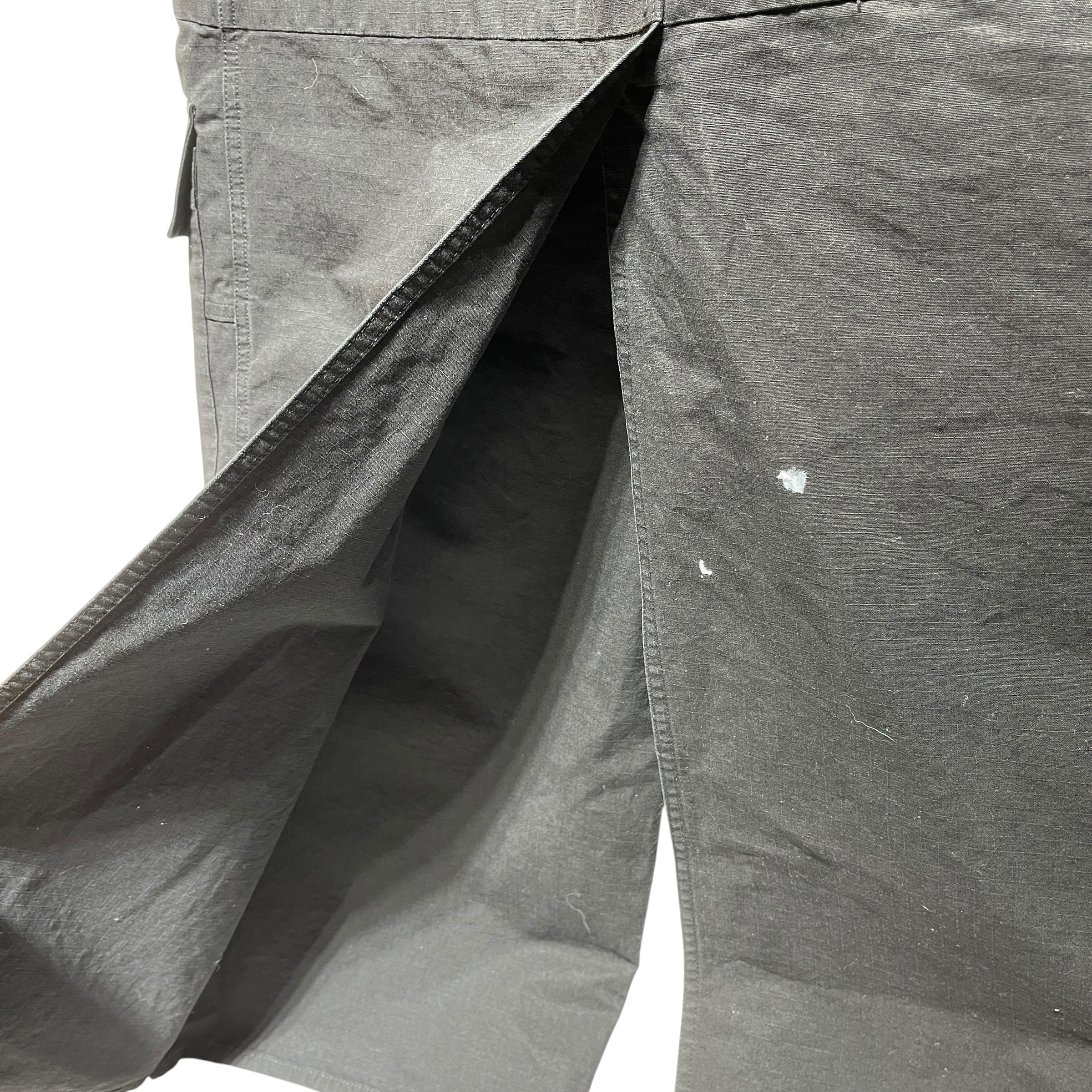 BALENCIAGA/Straight Pants/M/Cotton/BLK/2023 Apron Cargo Pants view 4