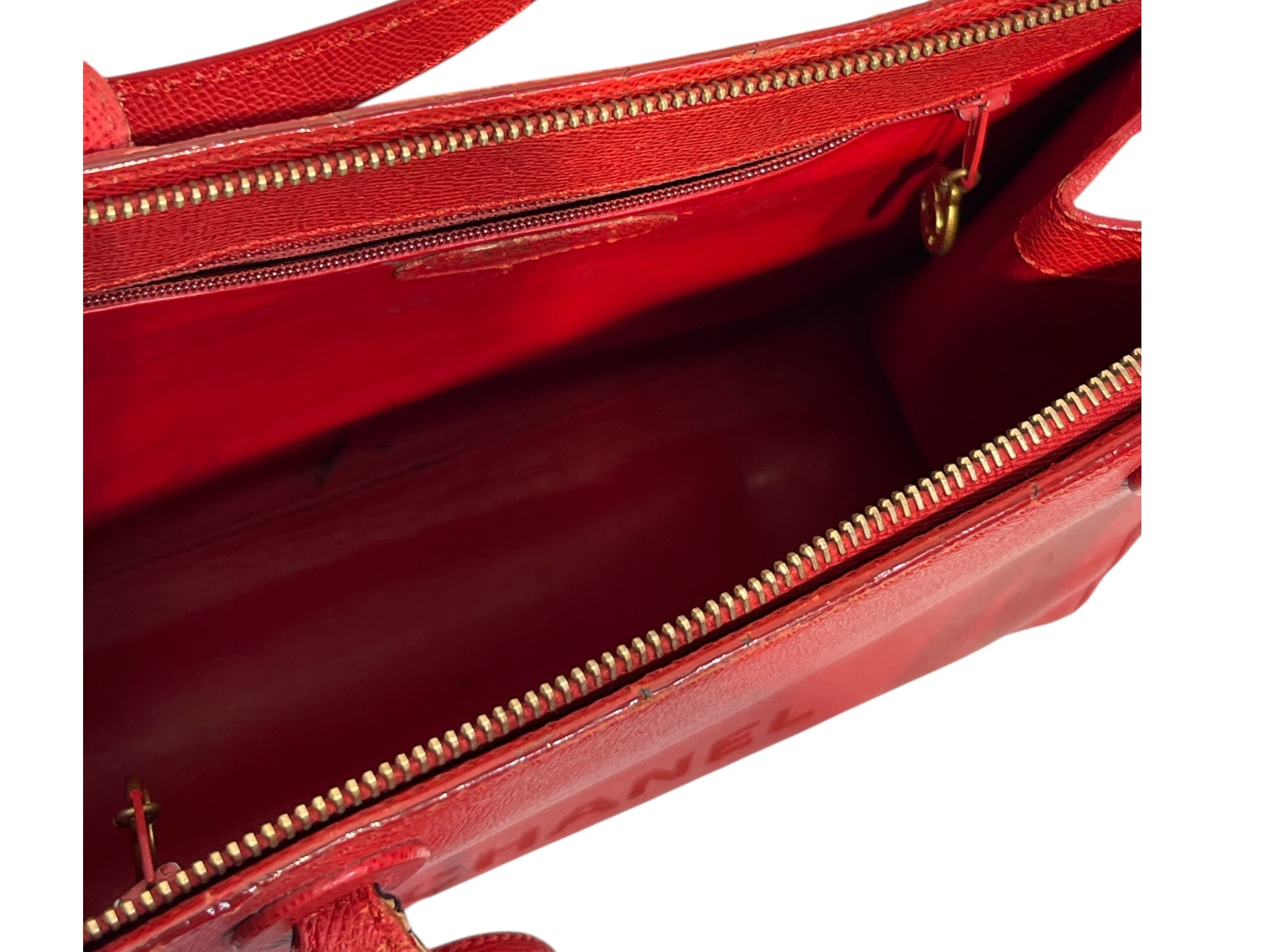 CHANEL/Hand Bag/Leather/RED/5582006 view 5