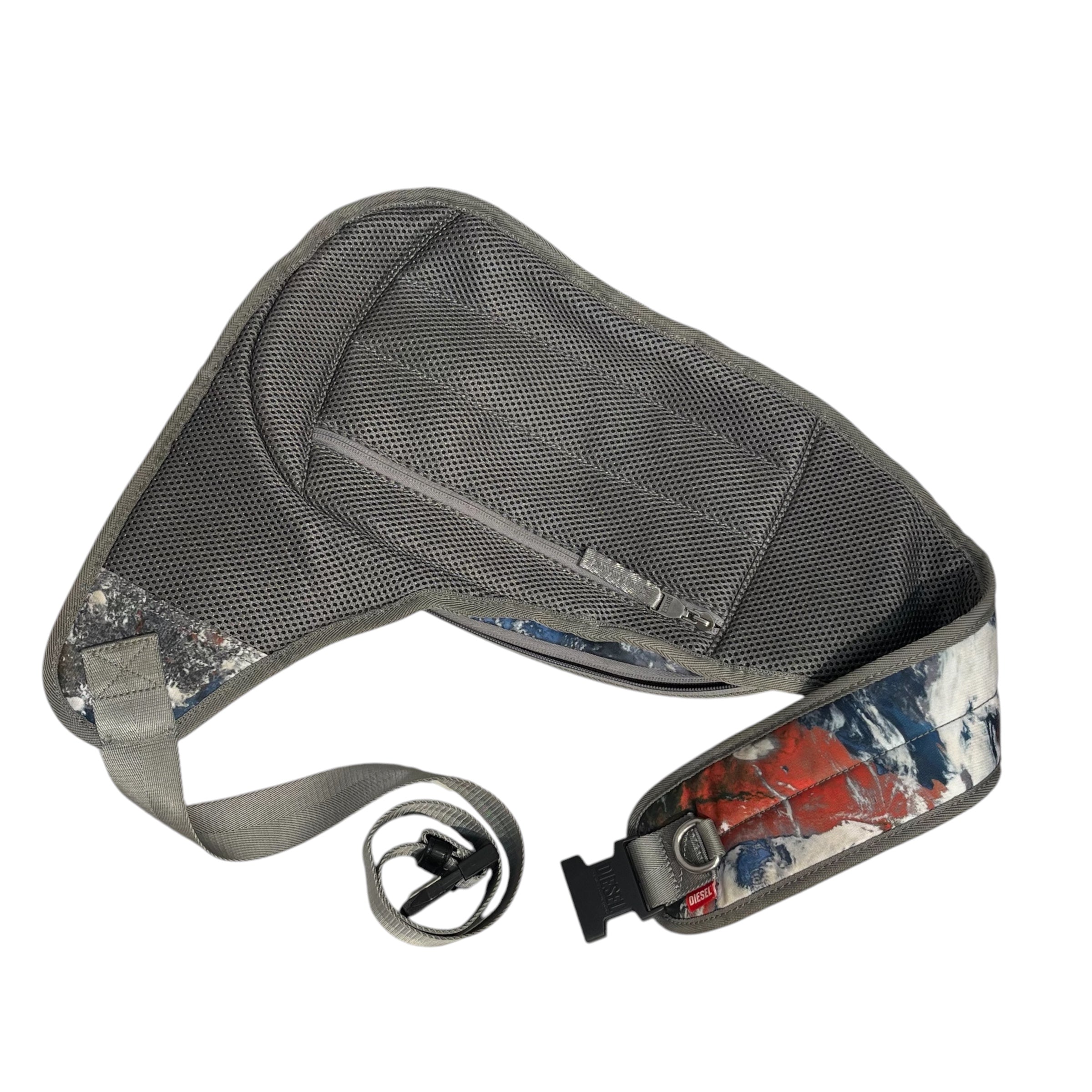 DIESEL/Backpack/All Over Print/Polyester/BLU/TERRA SCAPE-HARDSHELL view 3