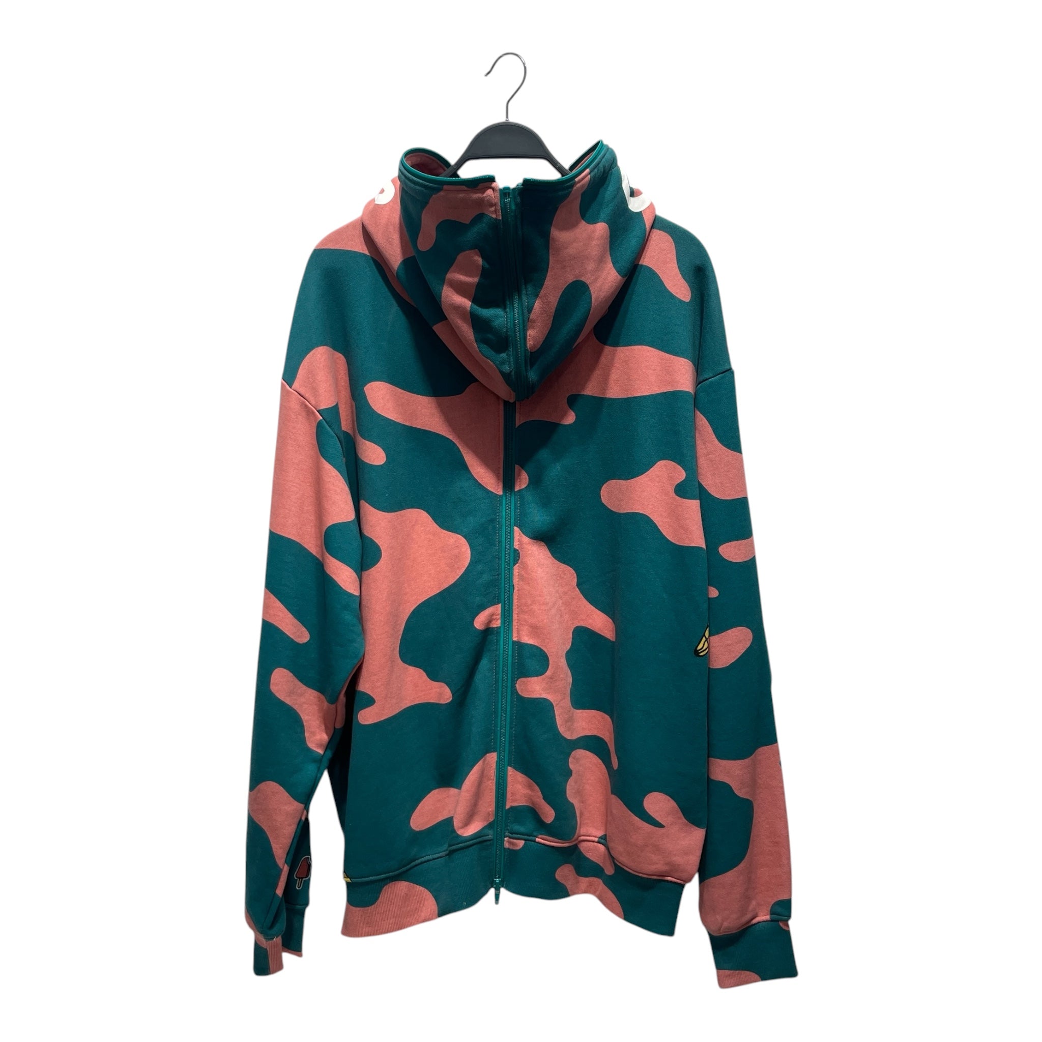 ICE CREAM/Zip Up Hoodie/XL/All Over Print/Cotton/GRN/ view 2