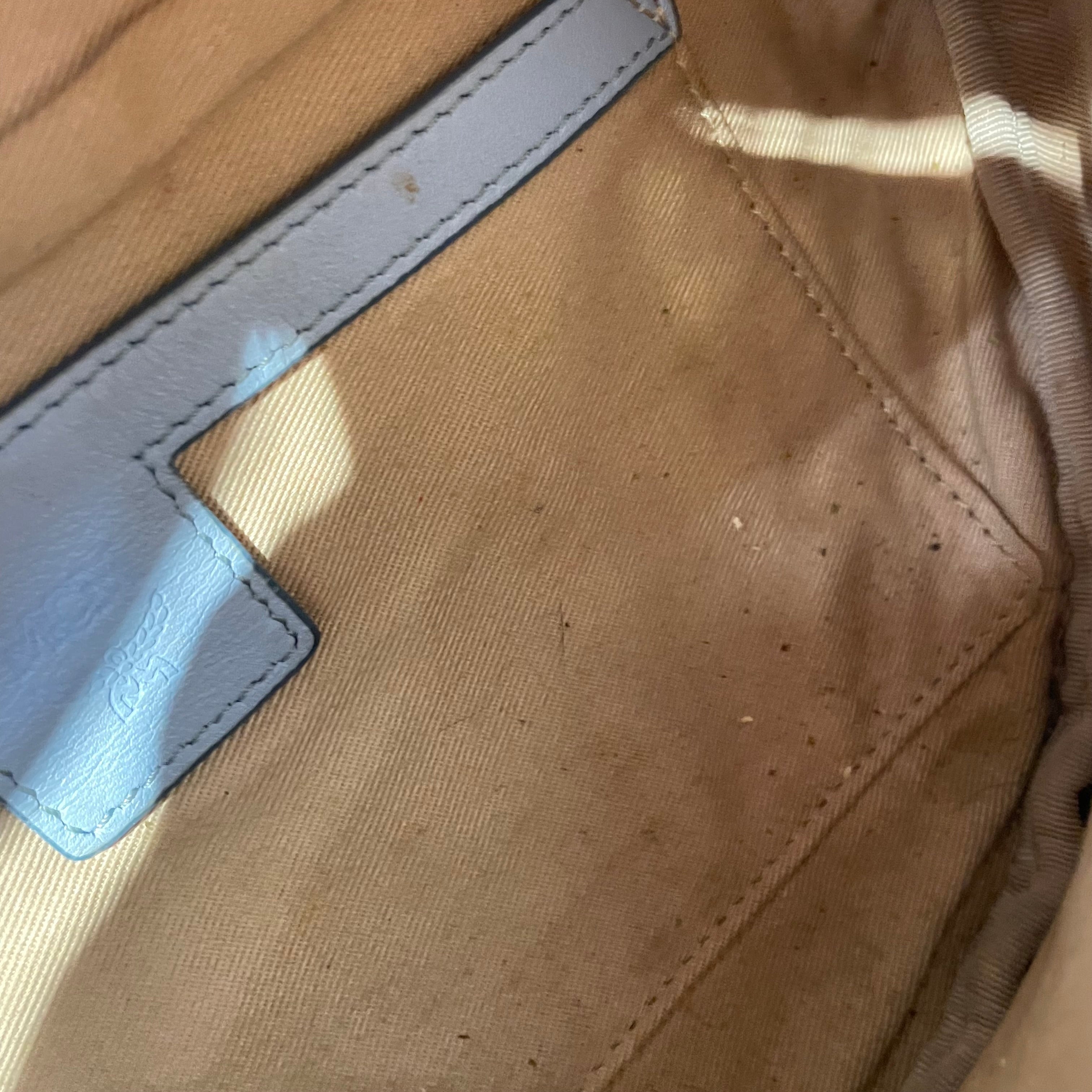 MCM/Fanny Pack/Monogram/Leather/BLU/ view 5