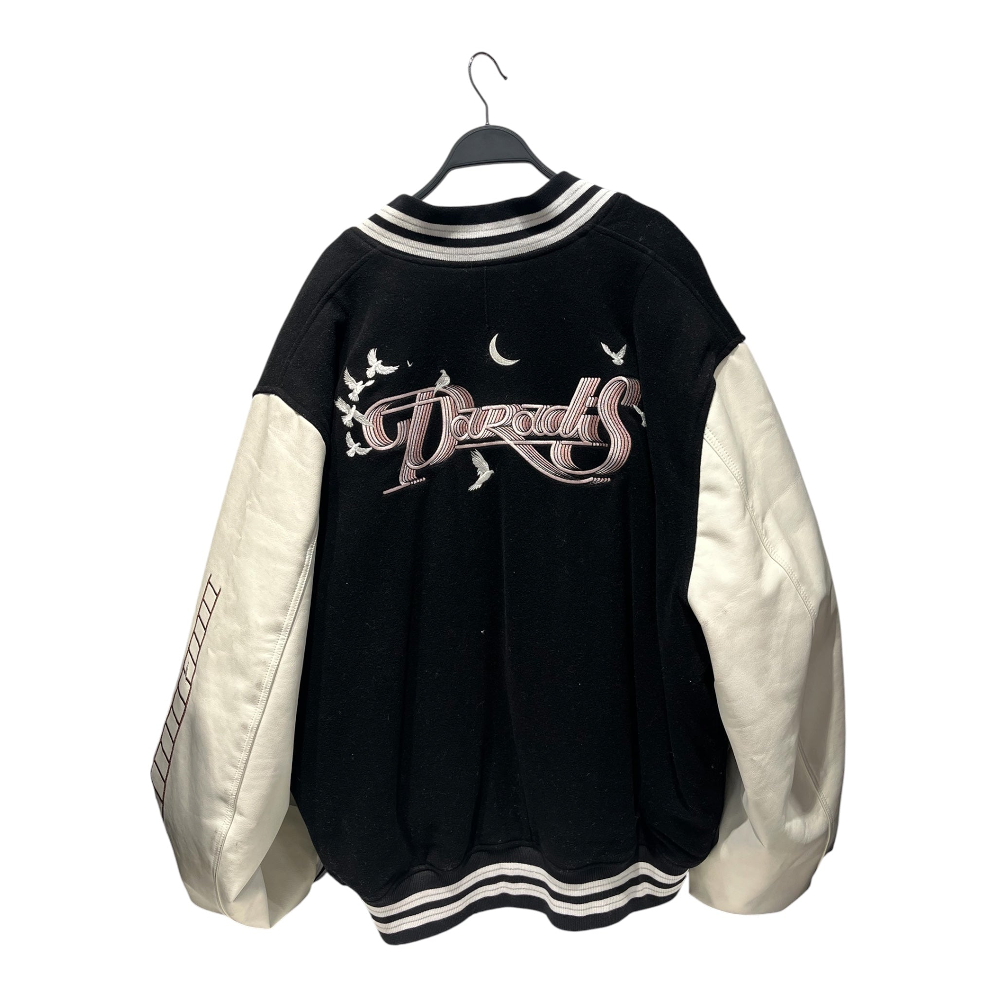 3.PARADIS/Jacket/XXL/Leather/BLK/PINK EMBROIDERY view 2