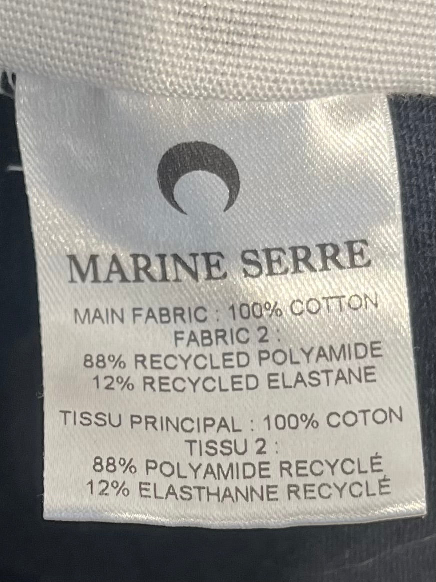 MARINE SERRE/Cut & Sew/S/All Over Print/Cotton/BLK/FRANKS-THE BELL STILL RINGS view 5