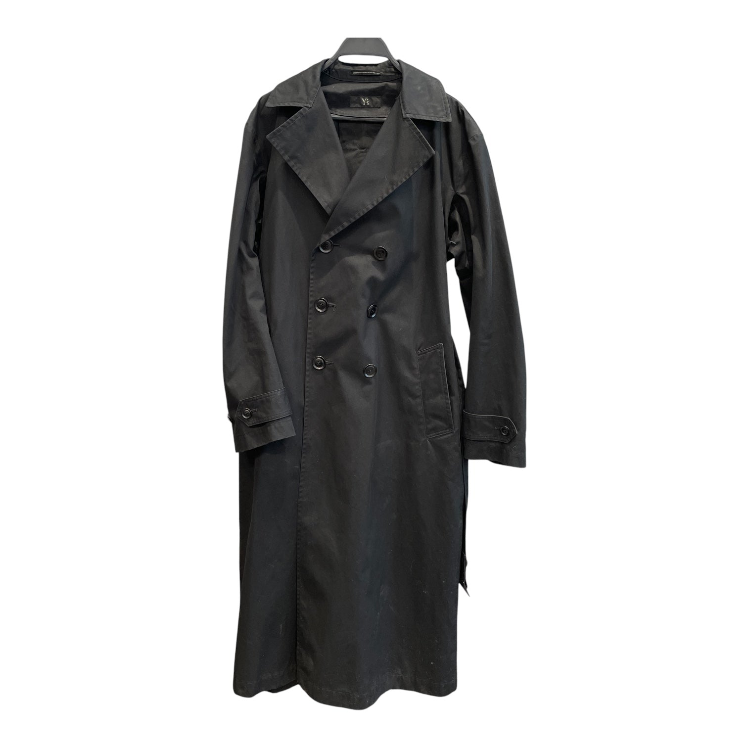 Y's/Trench Coat/2/Cotton/BLK/ view 1
