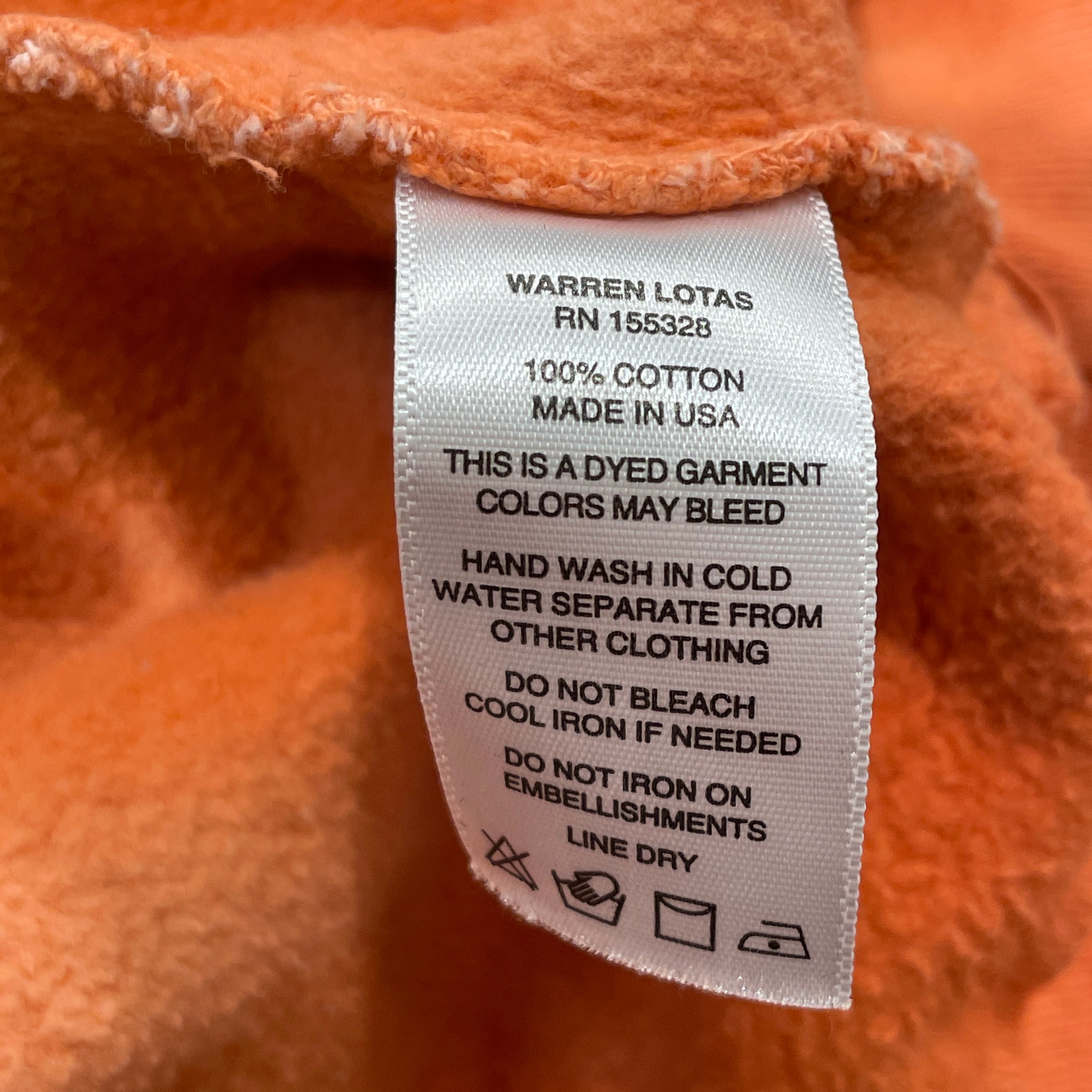 WARREN LOTAS/Hoodie/S/Cotton/BLU/BAD BUNNY HOODIE view 3