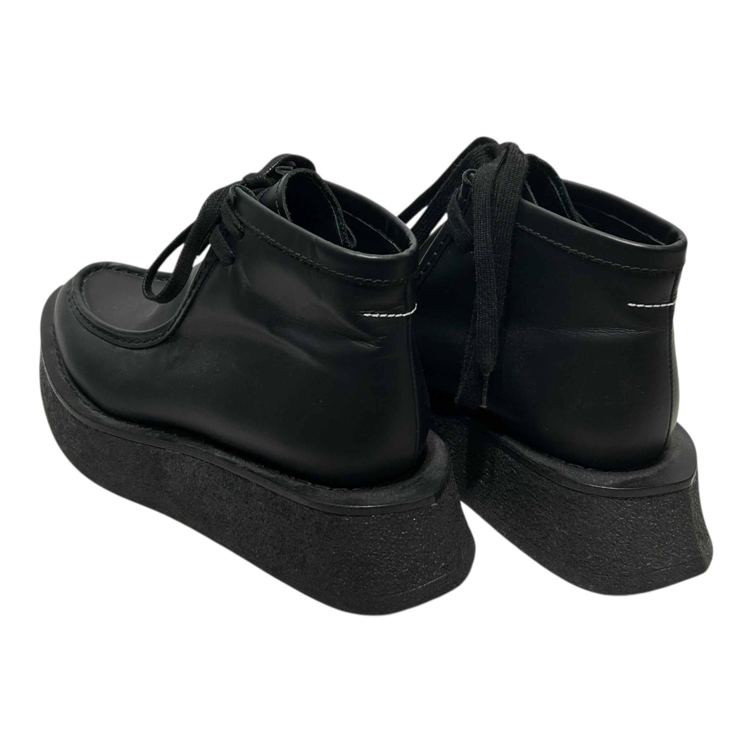 Maison Margiela/Boots/EU 37/Leather/BLK/Pointed Toe Platform Boots view 6