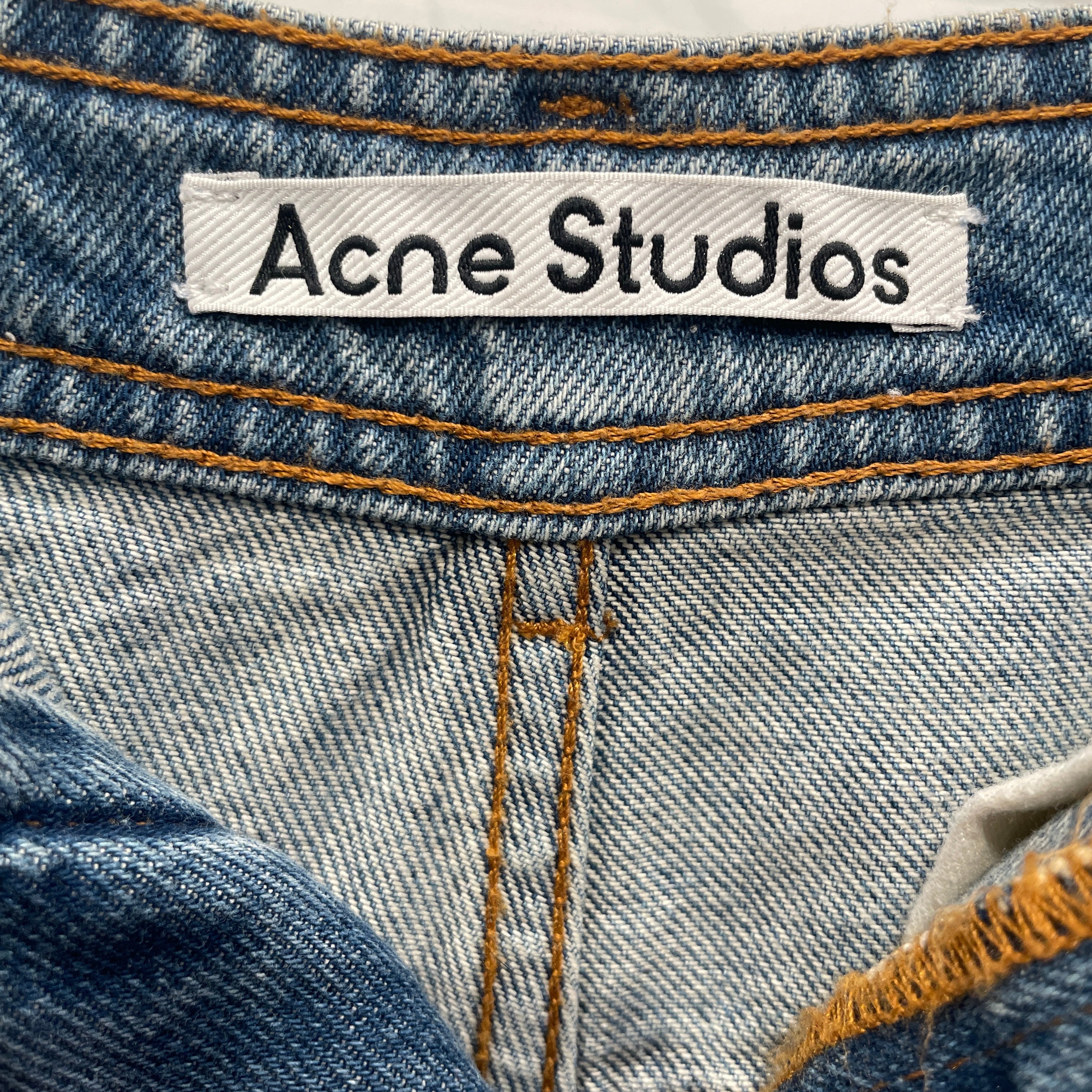 Acne Studios/Pants/46/Denim/BLU/Plaid/MLT patchwok jeans view 4
