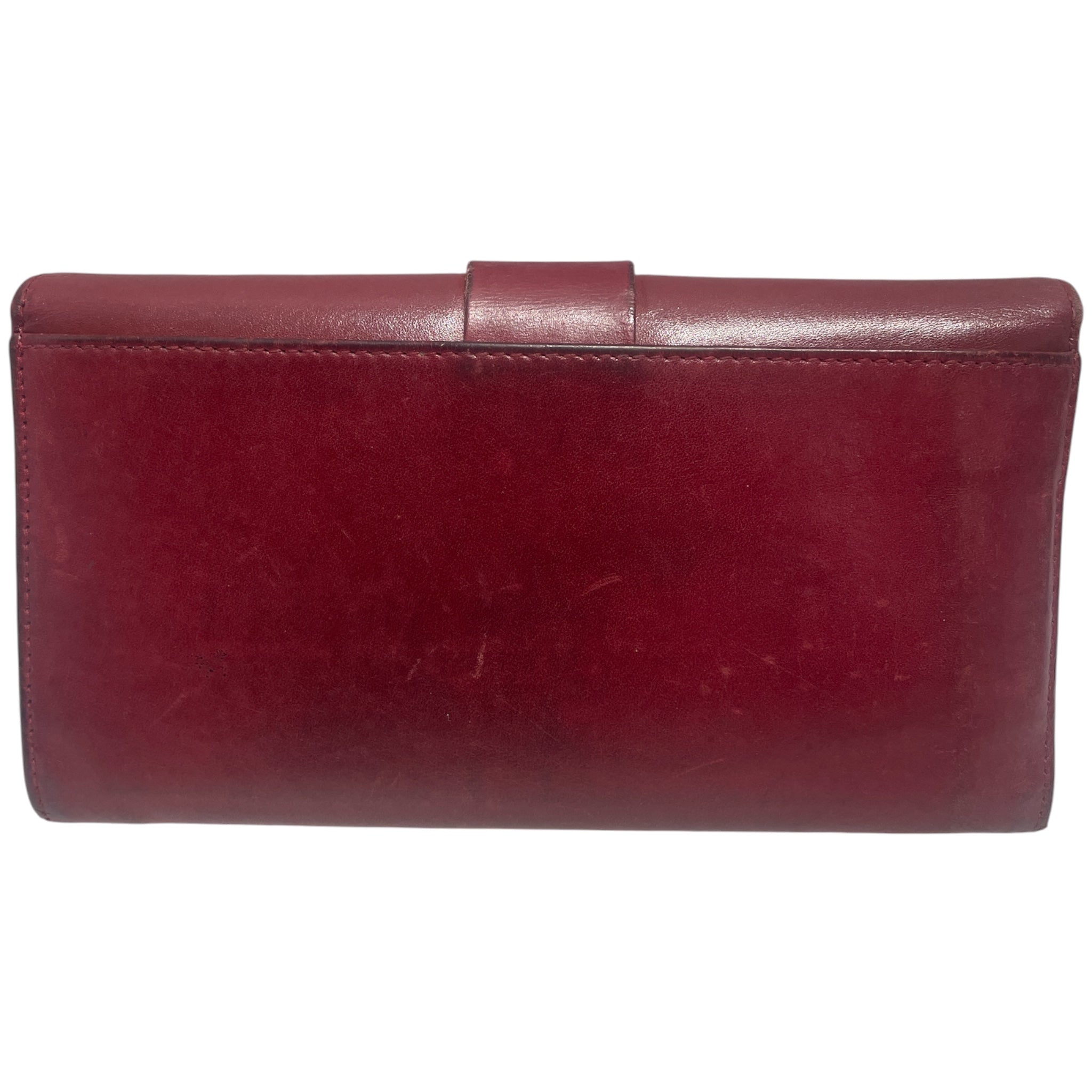 Christian Dior/Long Wallet/BRD/BURGUNDY DIOR LONG WALLET view 2