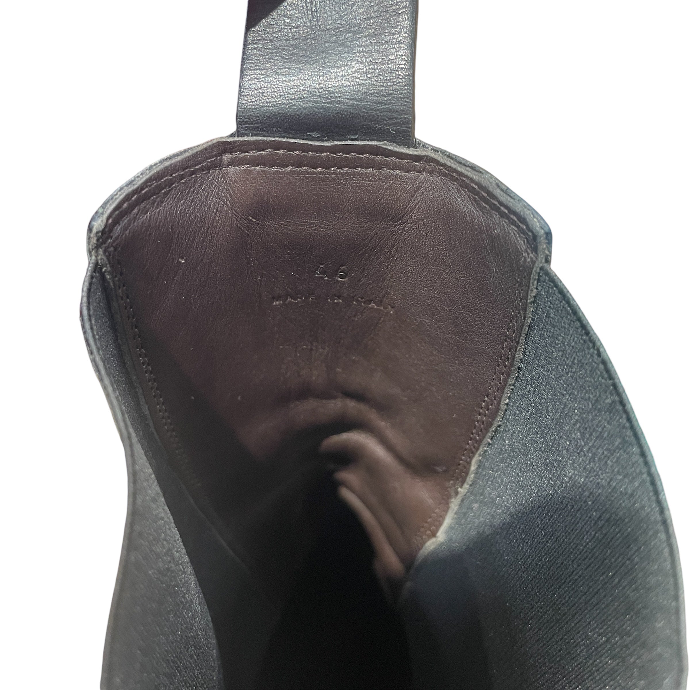 BOTTEGA VENETA/Boots/EU 46/BLK/BLK&GRN view 4