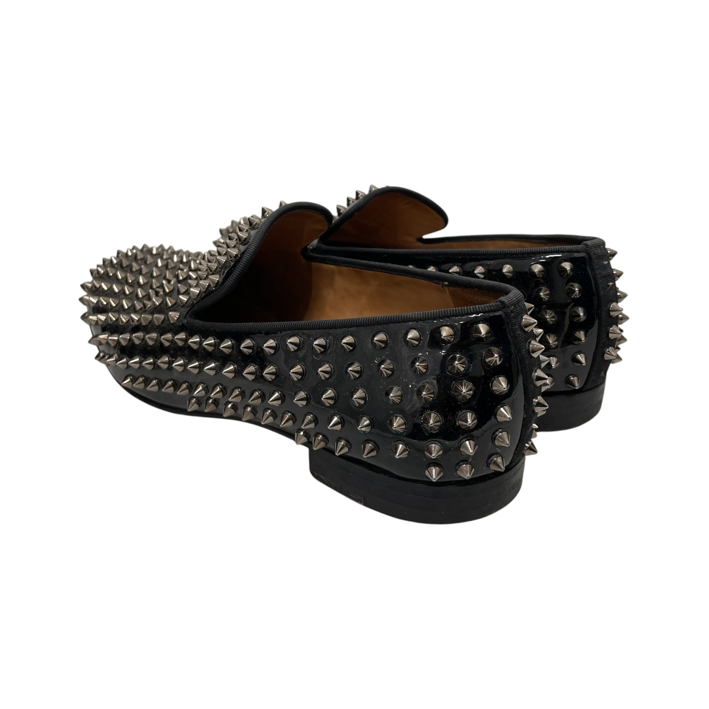 Christian Louboutin/Loafers/EU 43/Leather/BLK/STUDDED view 2