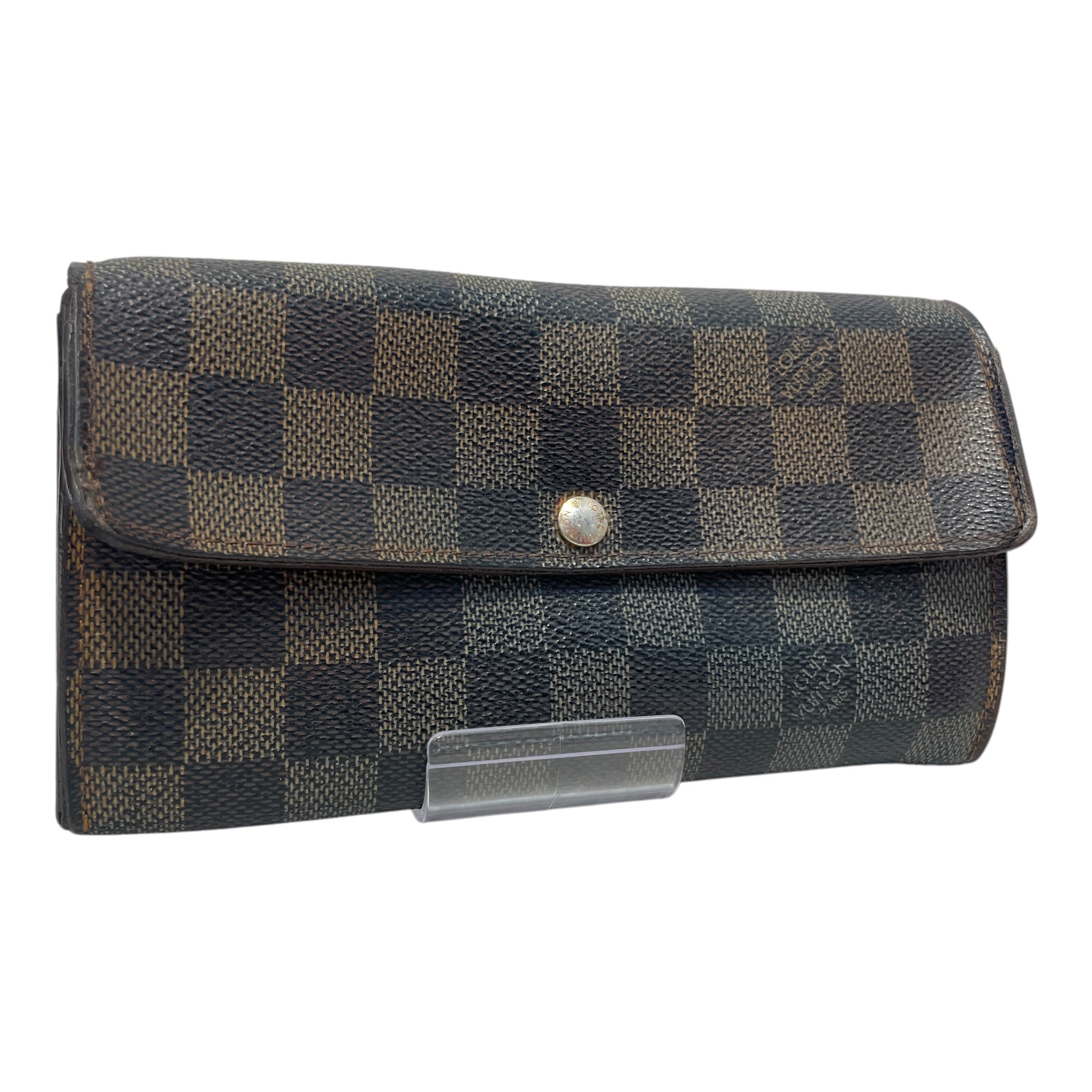 LOUIS VUITTON/Bifold Wallet/Monogram/Leather/BRW/L's/Damier Azur Sarah Wallet view 1
