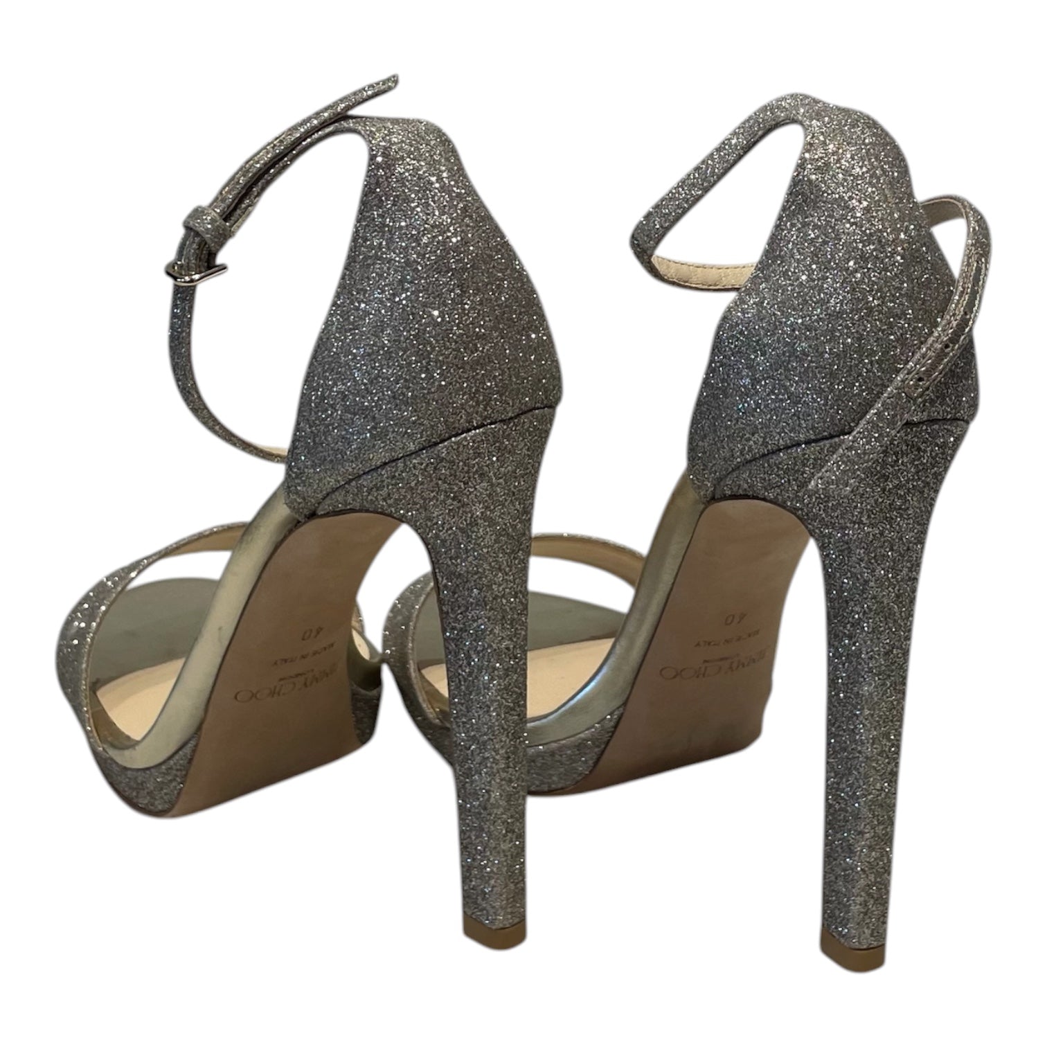JIMMY CHOO/Heels/EU 40/Leather/GLD/ view 2