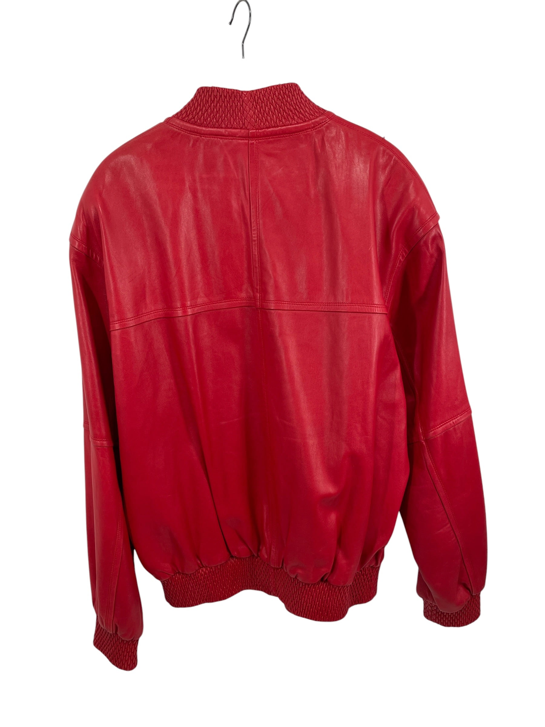 Pelle Pelle/Jacket/46/Leather/RED/WEAVED BOTTOMS view 5