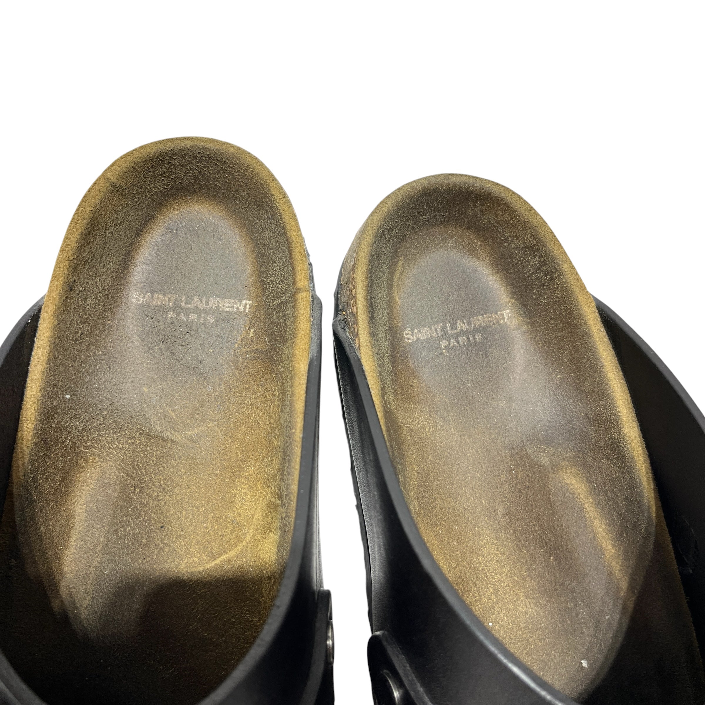 SAINT LAURENT/Sandals/US 8/Leather/BLK/AAAGY view 3
