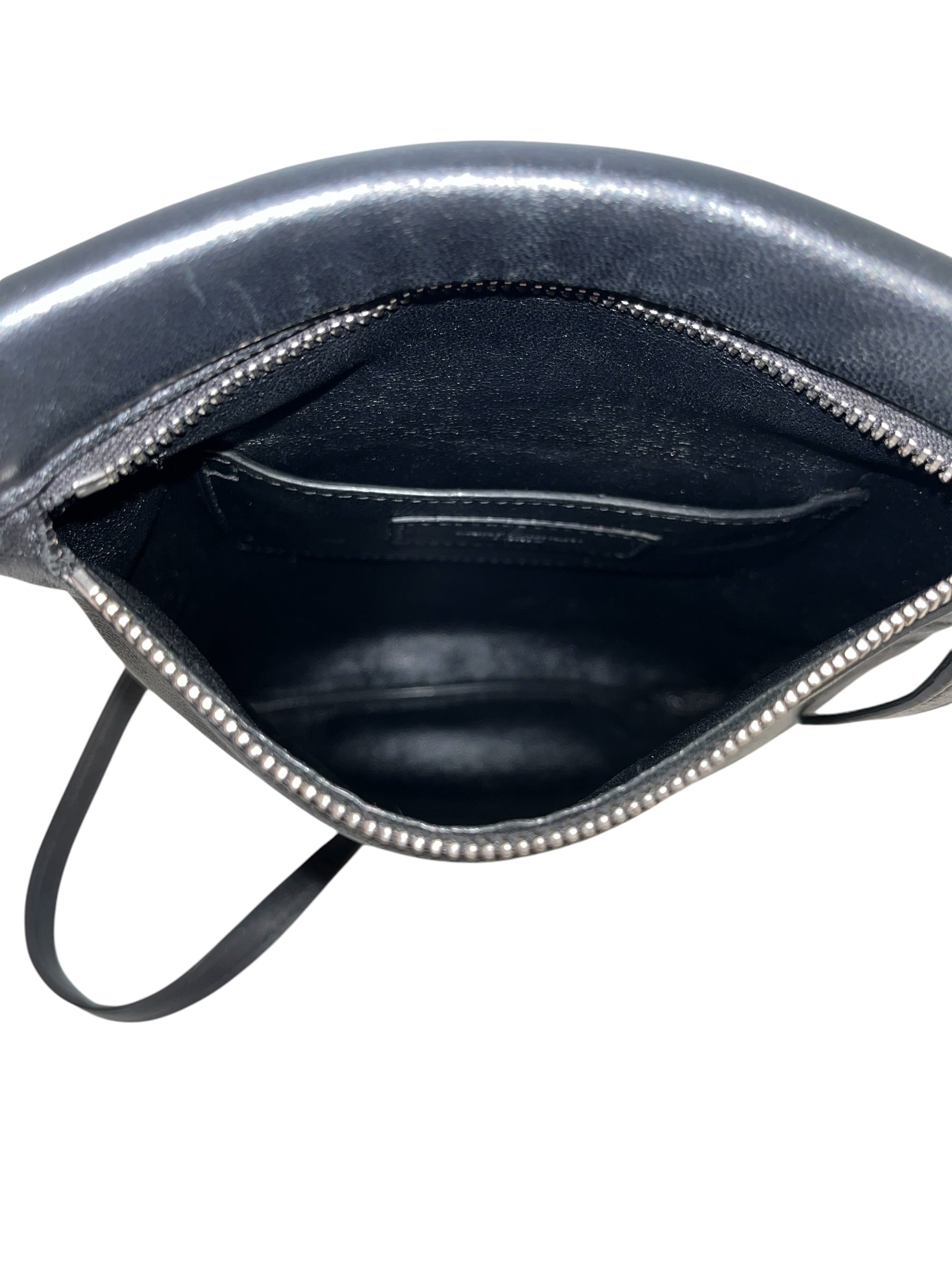 SAINT LAURENT/Pouch/Stripe/Leather/BLK/Calfskin pouch view 7