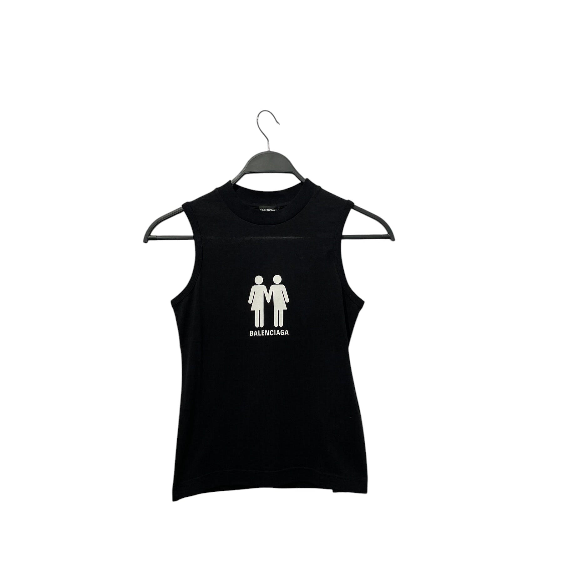 BALENCIAGA/Tank Top/XS/Cotton/BLK/2022 BOY/GIRL PRIDE view 1