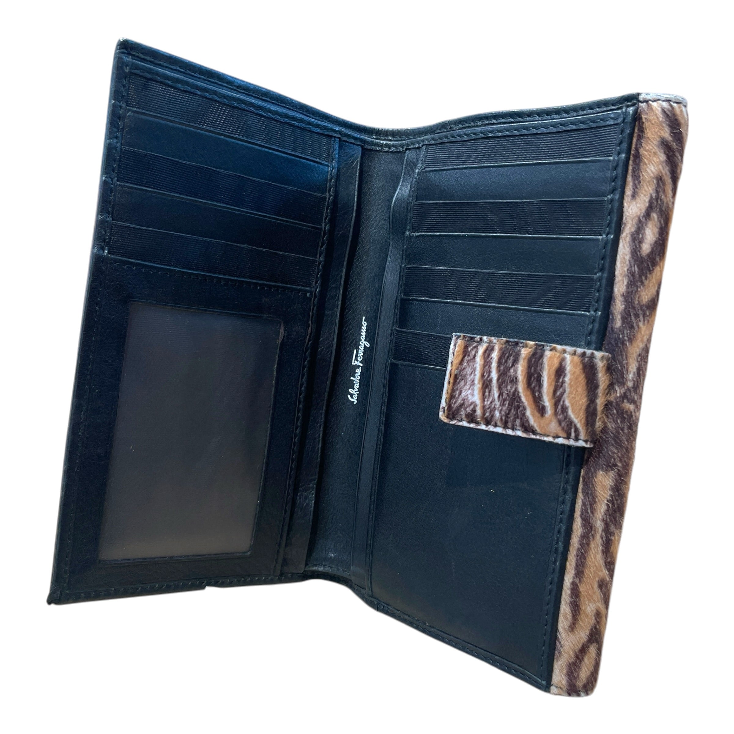 Salvatore Ferragamo/Wallet/Animal Pattern/Fur/BRW/L's/Animal Print Wallet view 3