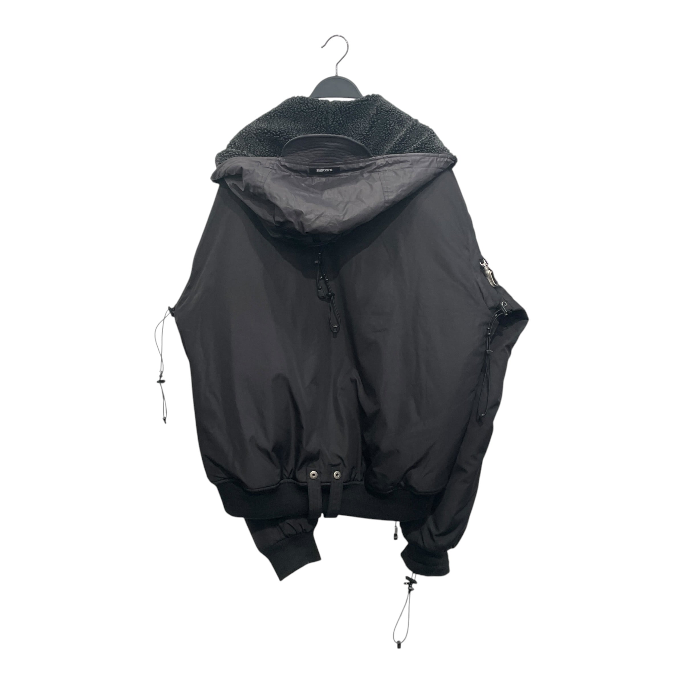 BLACK MERLE/Puffer Jkt/L/Nylon/BLK/BM UTILITY CARGO ZIPPER JKT view 2