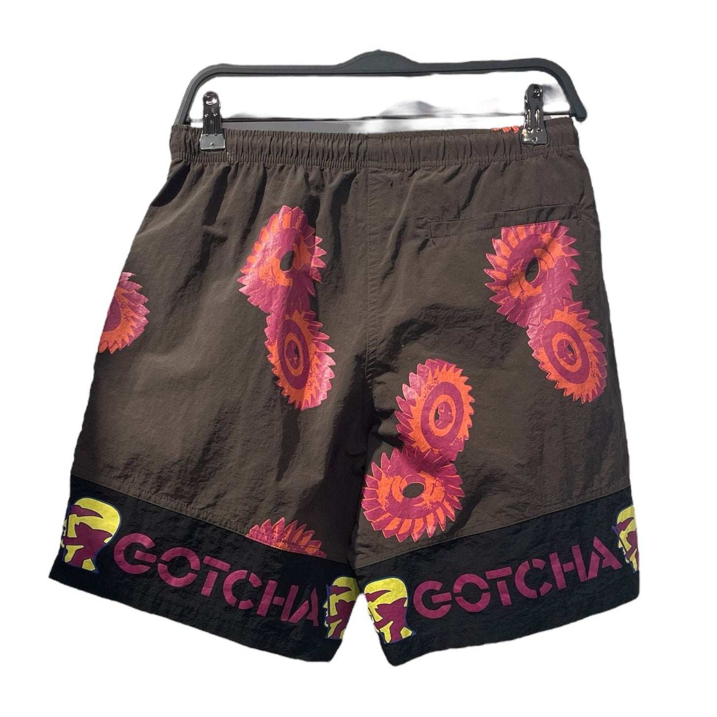 Brain Dead/Shorts/SS/Polyester/BRW/All Over Print/BD X GOTCHA PINK/ORANGE WHEELS view 2