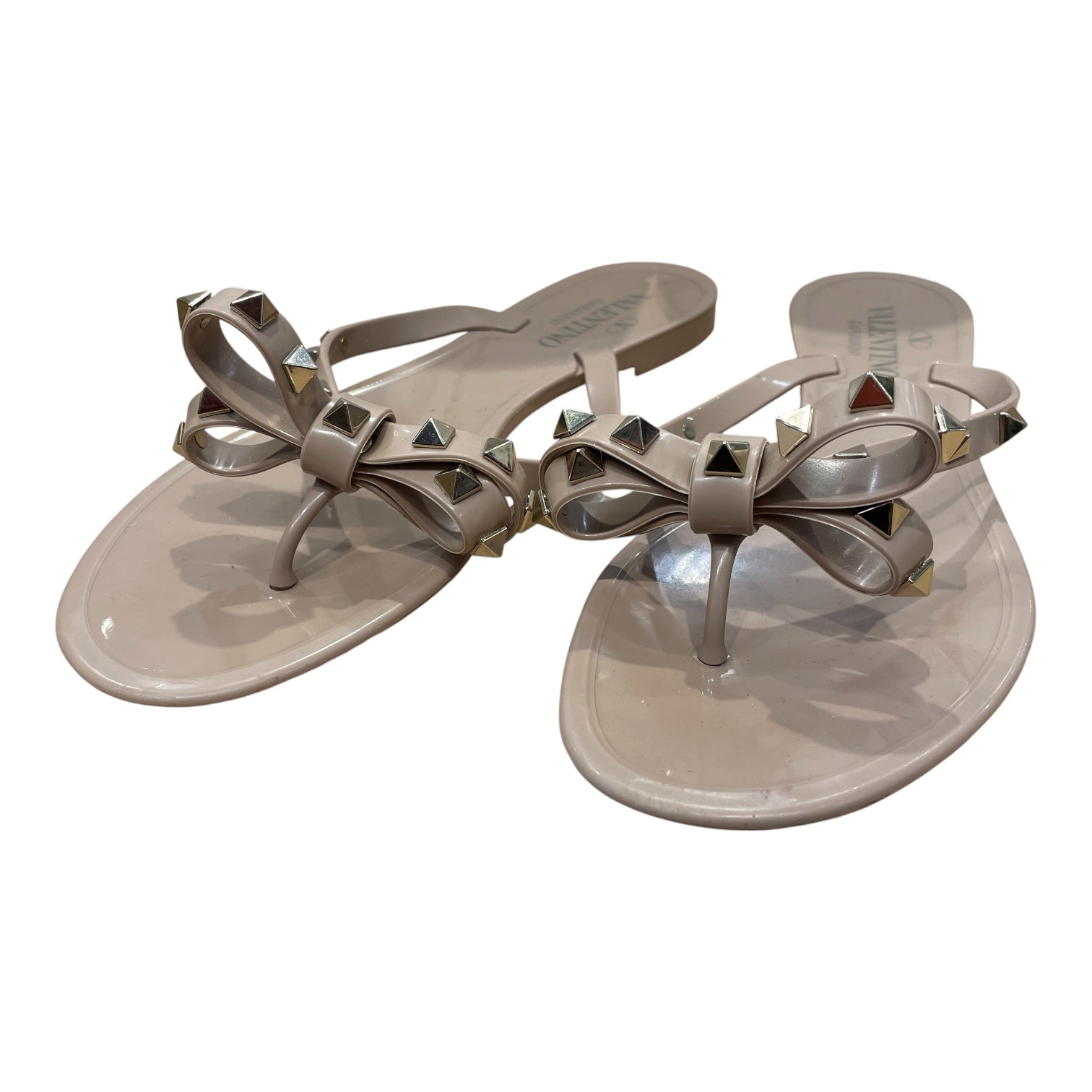 VALENTINO/Sandals/US 7/BEG/VALENTINO ACRYLIC "POUDRE" view 1