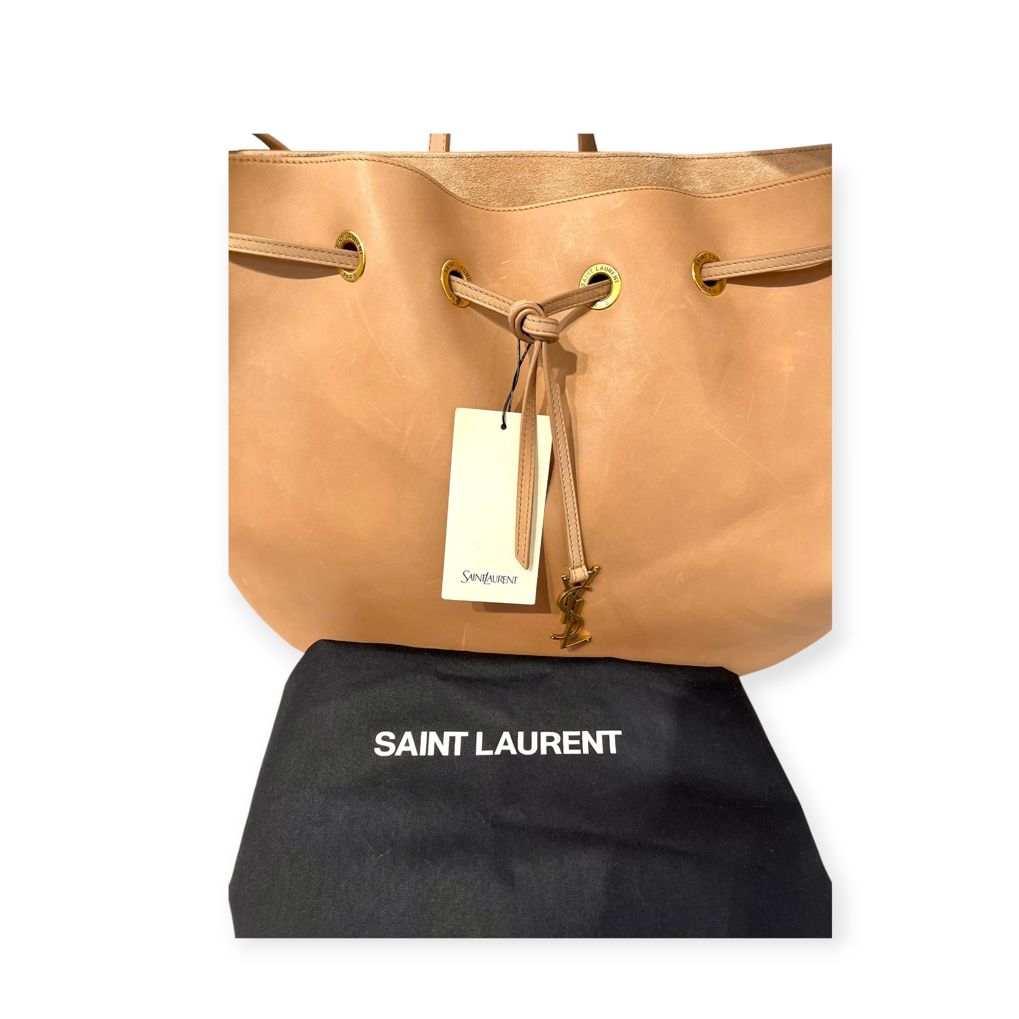 SAINT LAURENT/Bag/Leather/BEG/PARIS VII NWT CALF view 10