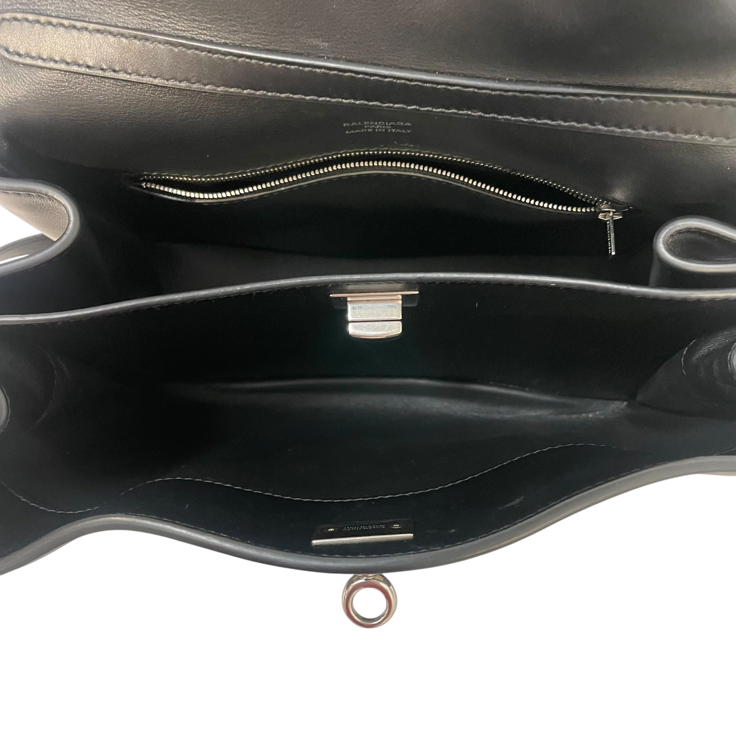 BALENCIAGA/Cross Body Bag/Leather/BLK/Rodeo Small view 4