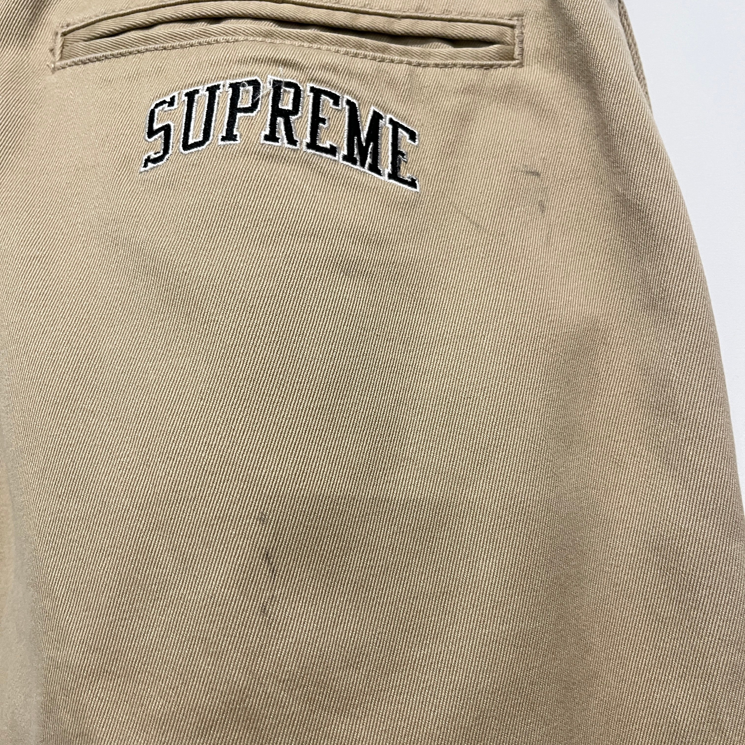 Supreme/Pants/32/Cotton/BEG/EMBRD LOGO ON BACK PCKT view 5