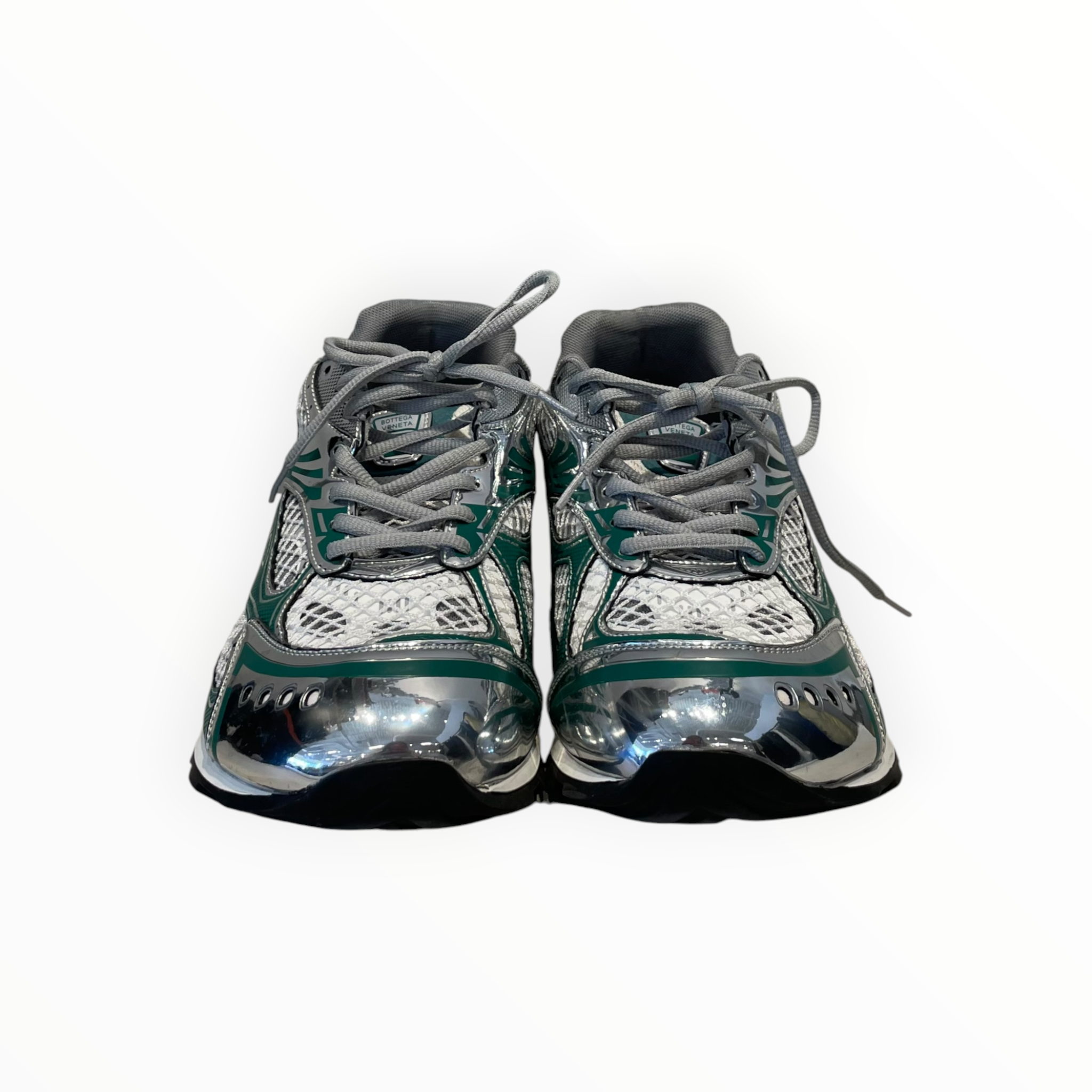 BOTTEGA VENETA/Low-Sneakers/EU 44/All Over Print/SLV/Orbit Sneaker Low view 3