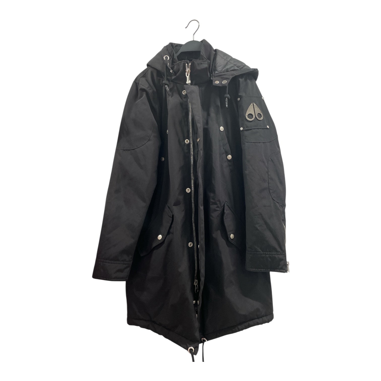 MOOSE KNUCKLES/Puffer Jkt/Nylon/BLK/AXE ZIPPER view 1