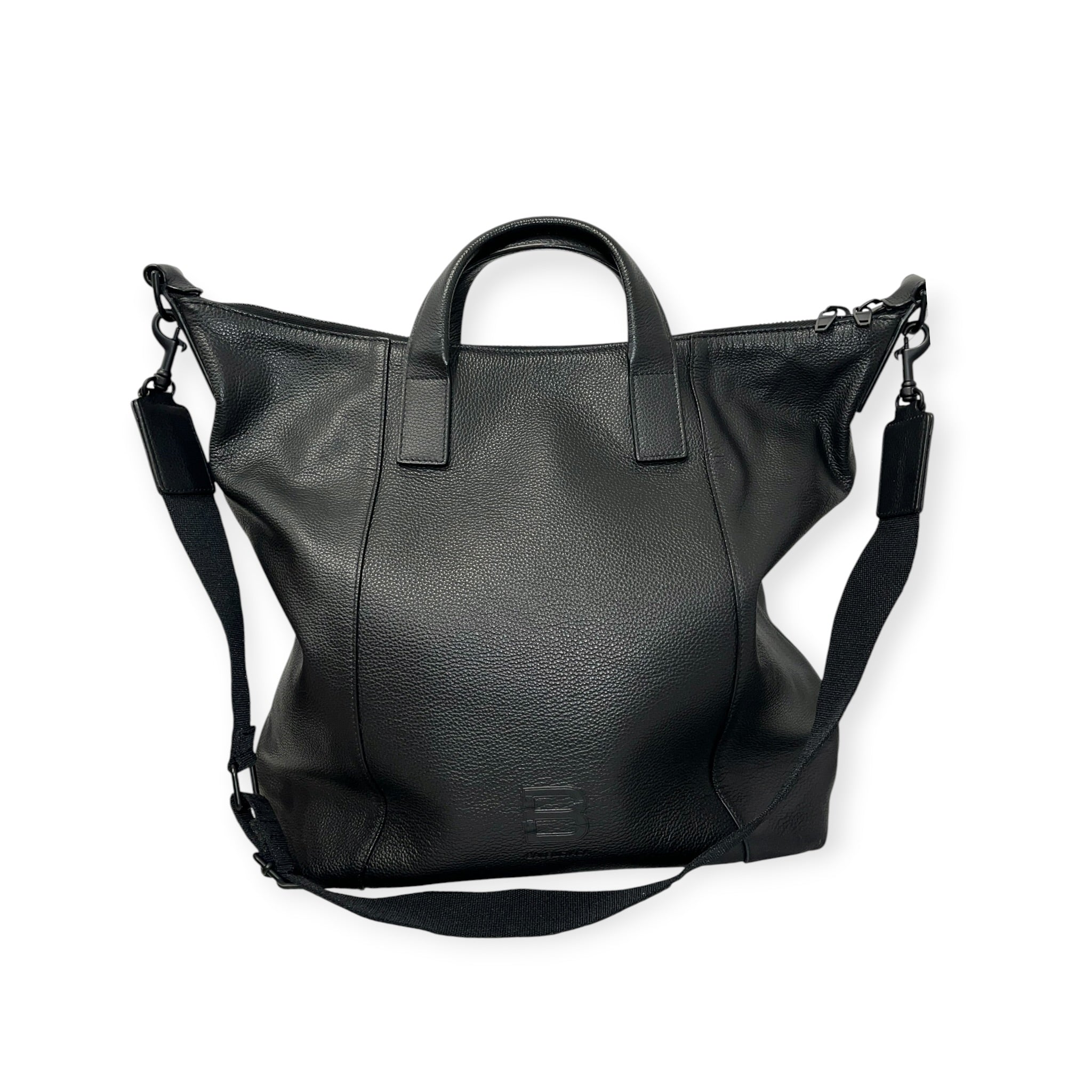 BALENCIAGA/Bag/Leather/BLK/HOURGLASS CARRRYALL BAG view 9