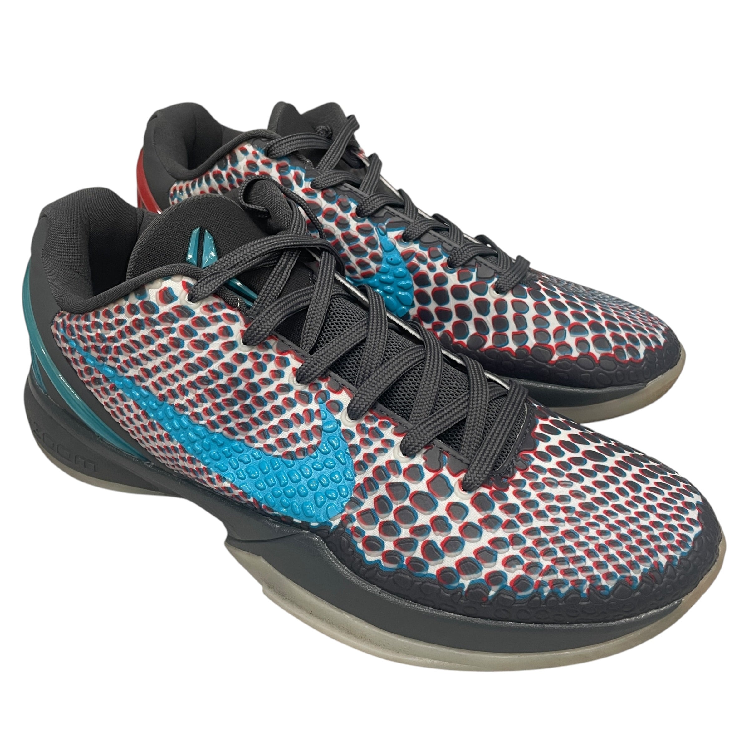 NIKE/Low-Sneakers/US 13/Animal Pattern/GRY/ZOOM KOBE 6 PROTO ASG view 1