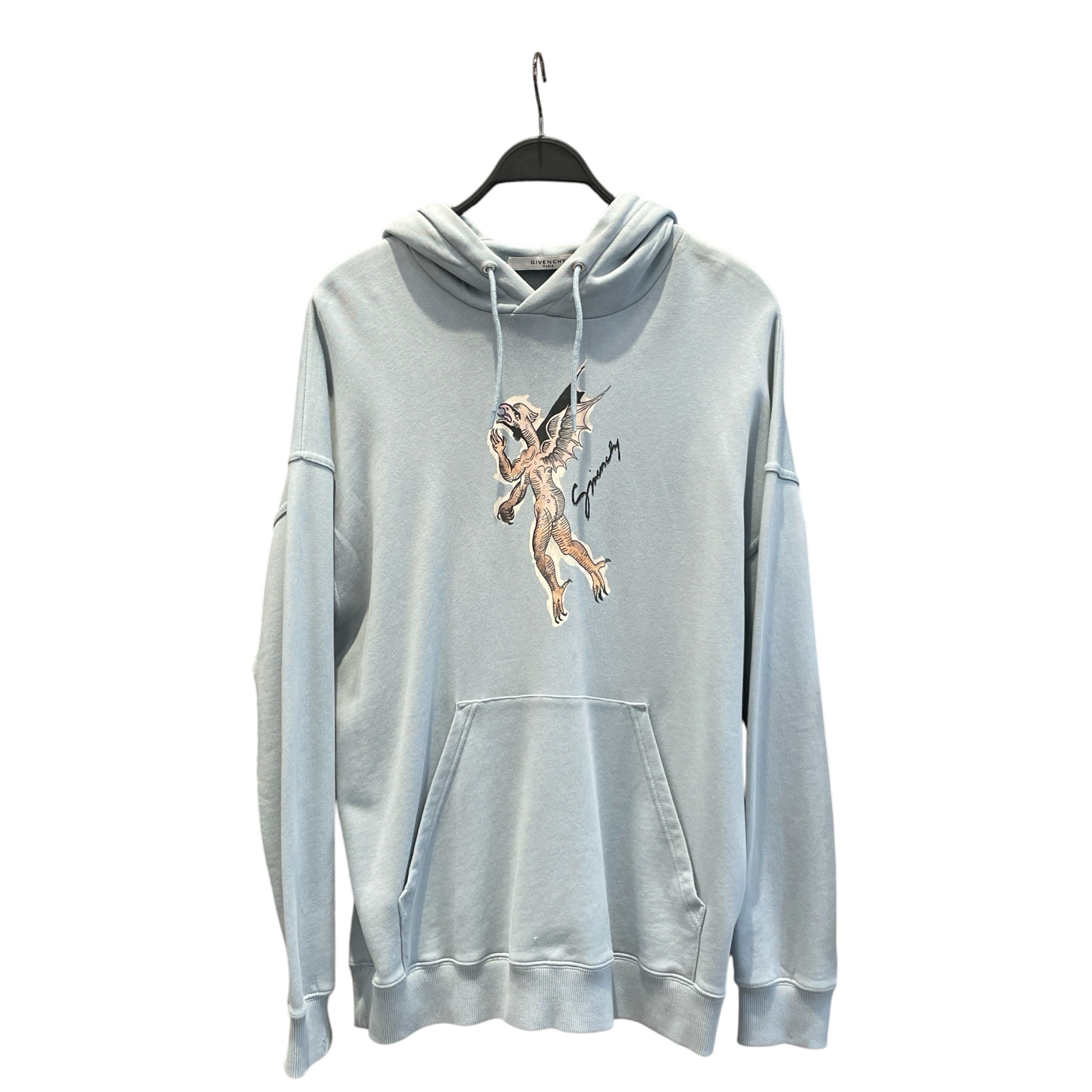 GIVENCHY/Hoodie/M/Cotton/BLU/ICARUS HOODIE view 1