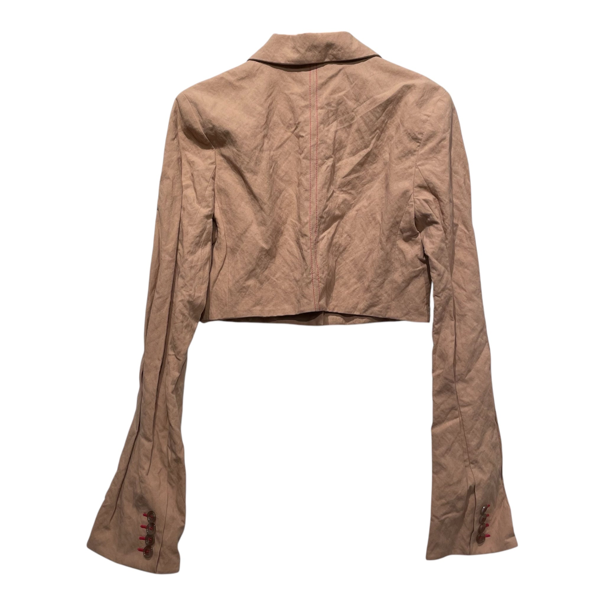 Acne Studios/Tailored Jkt/34/Cotton/PNK/CROPPED DOUBLE BREAST BLZR view 2