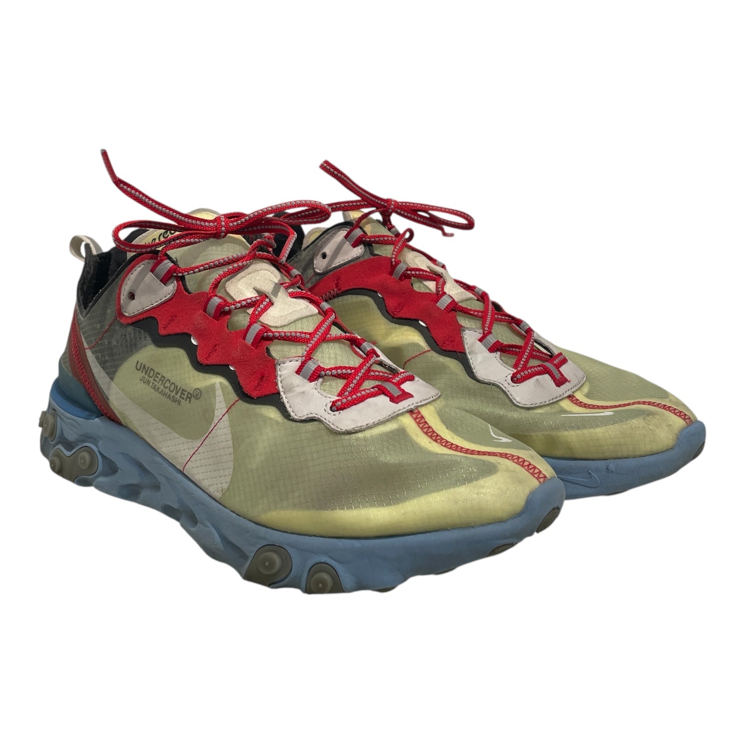 NIKE/REACT ELEMENT 87/Low-Sneakers/US 12/YEL/Straight Tip/BQ2718-700 view 1