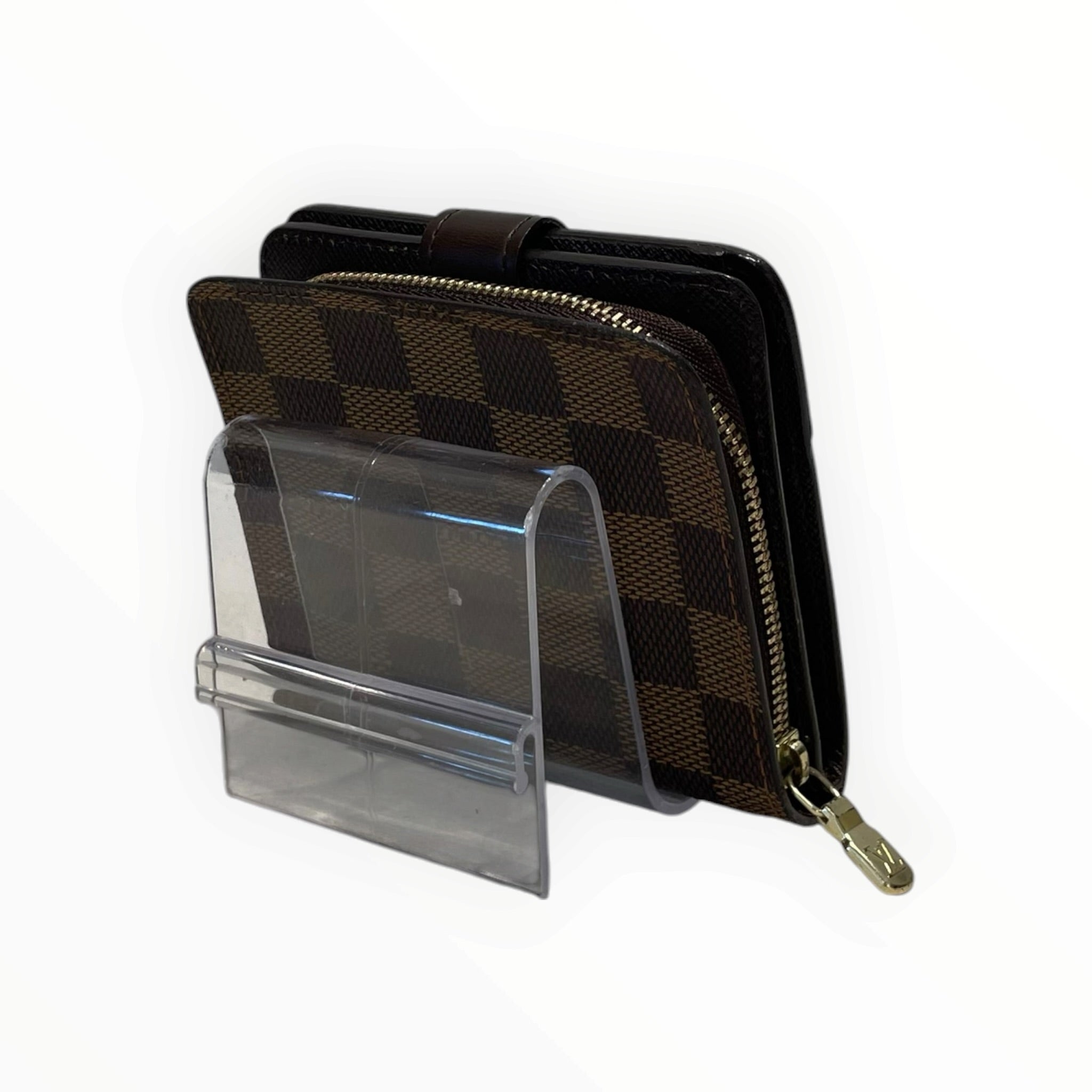 LOUIS VUITTON/Coin Wallet/Leather/BRW/M's/LV 04 Zippe Compact Wallet view 2