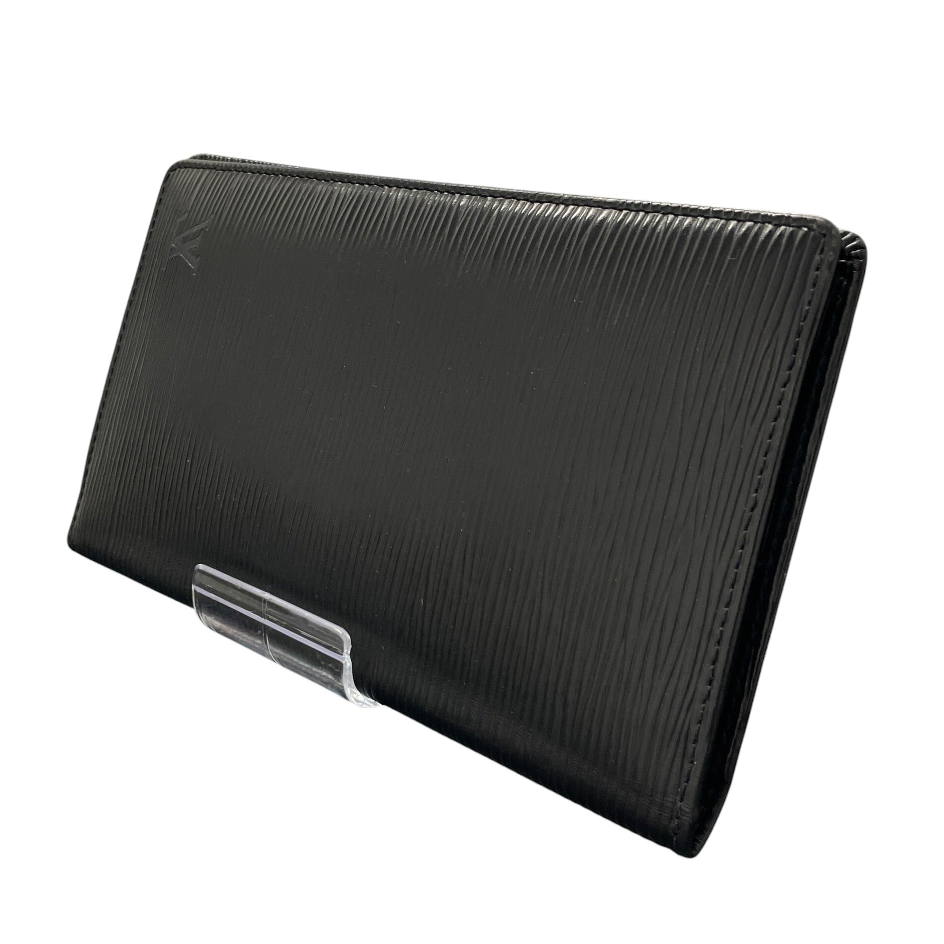 LOUIS VUITTON/Long Wallet/Leather/BLK/EPI PORTEFEUILLE view 2