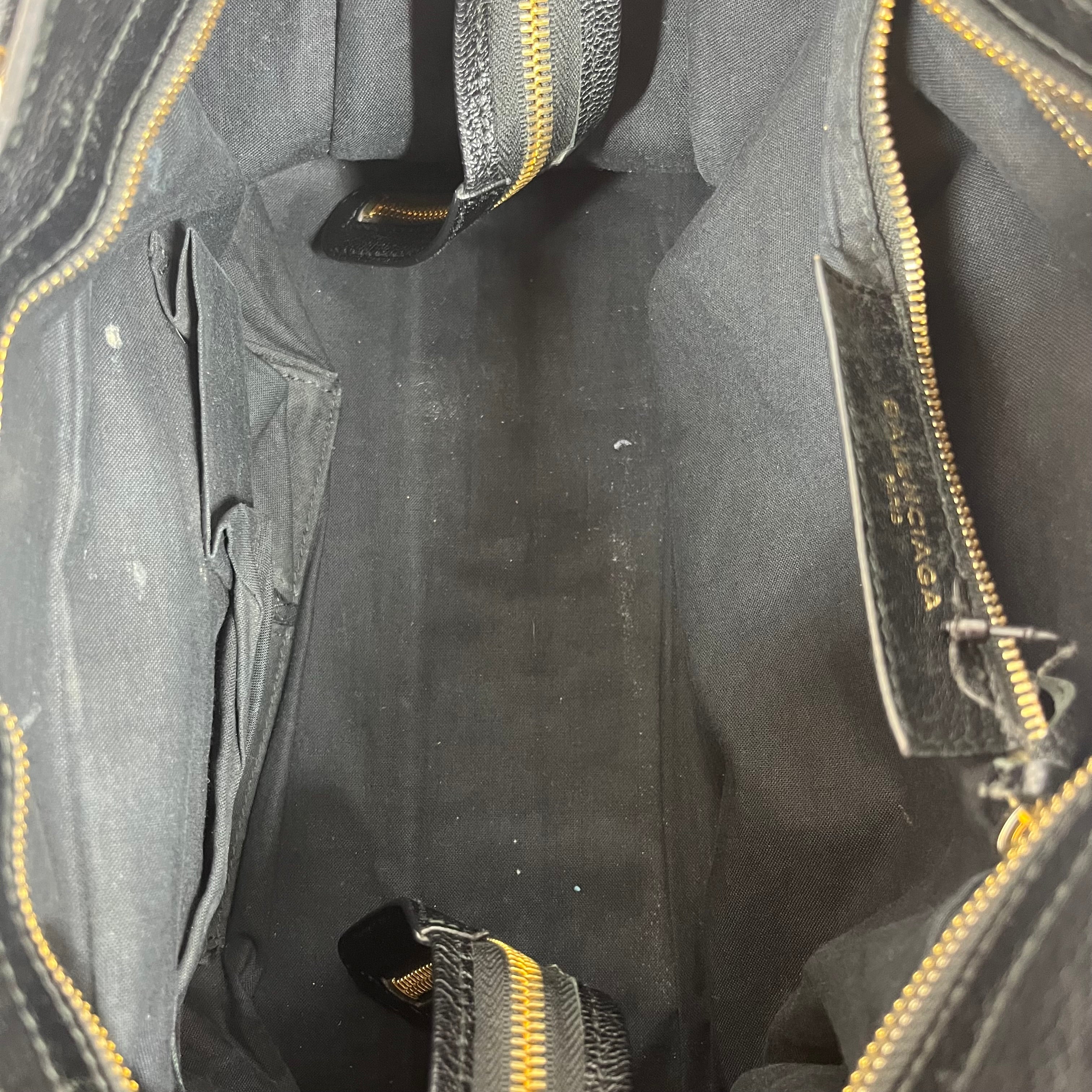 BALENCIAGA/Hand Bag/Leather/BLK/CITY BAG view 4