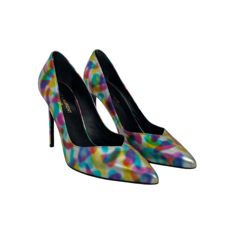 SAINT LAURENT/Heels/EU 38/Leather/MLT/rainbow