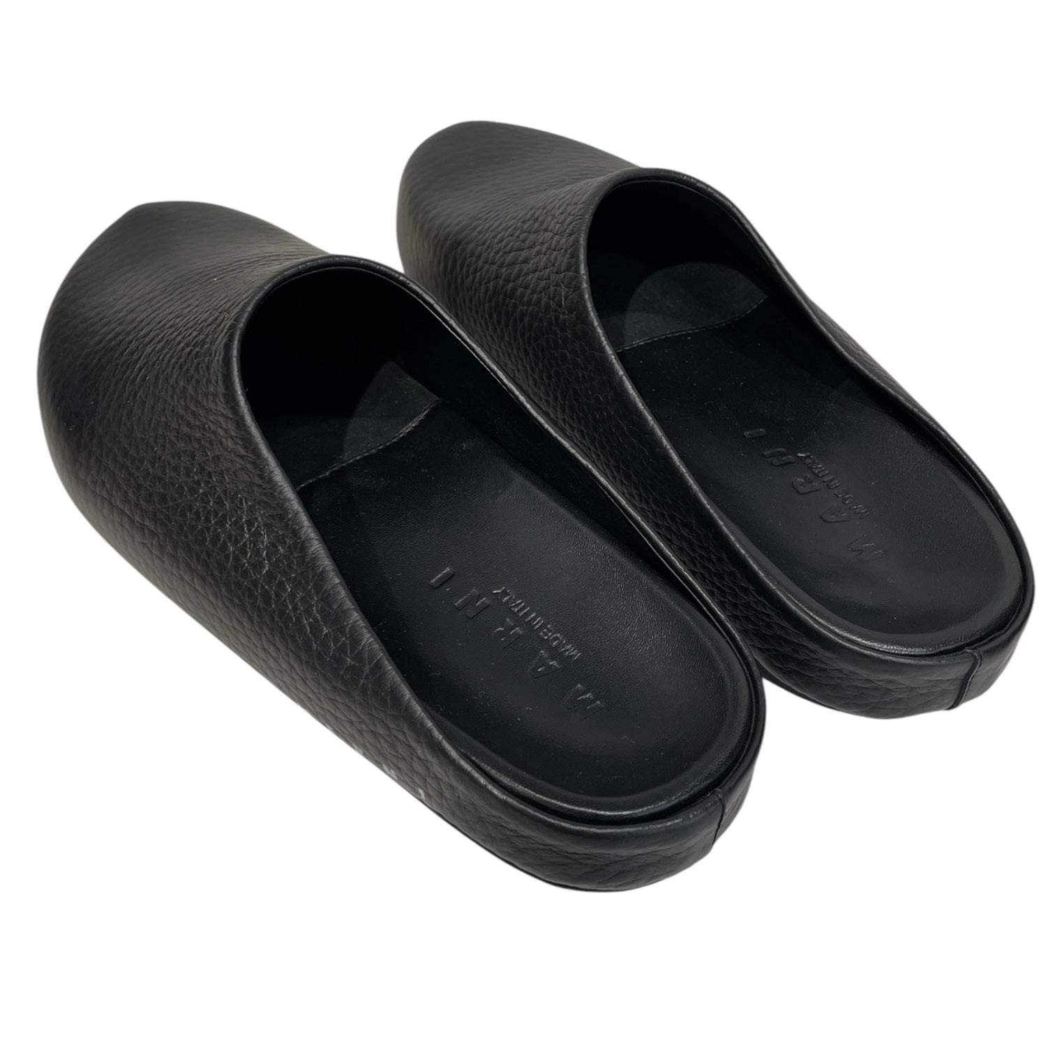 MARNI/Sandals/EU 41/Leather/BLK/SLIP ON MULE view 2